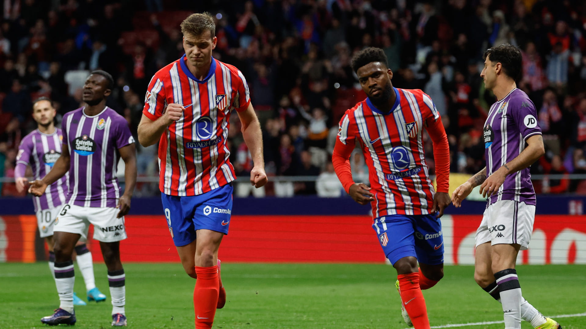 أتلتيكو مدريد يقسو على بلد الوليد في الدوري الإسباني  