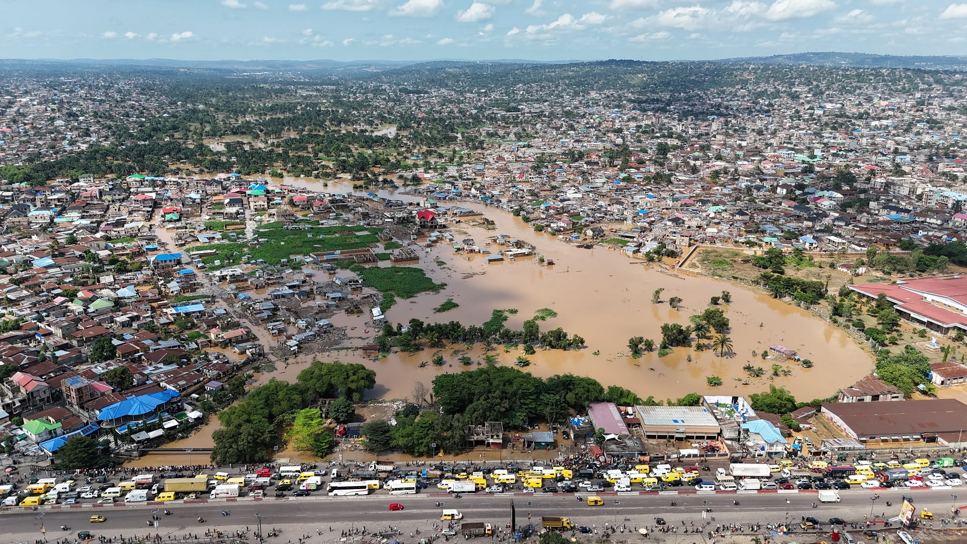 Image for the title: 148 people die after boat catches fire in Congo 