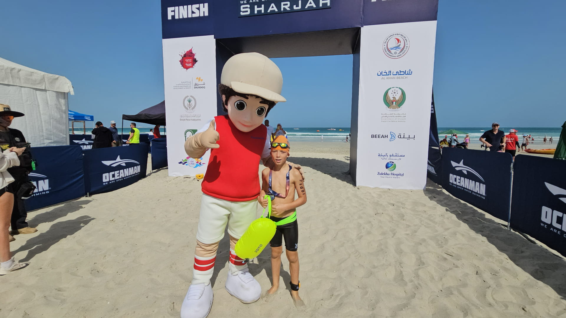 Sharjah hosts “Ocean Man” Open Water Swimming Championship 