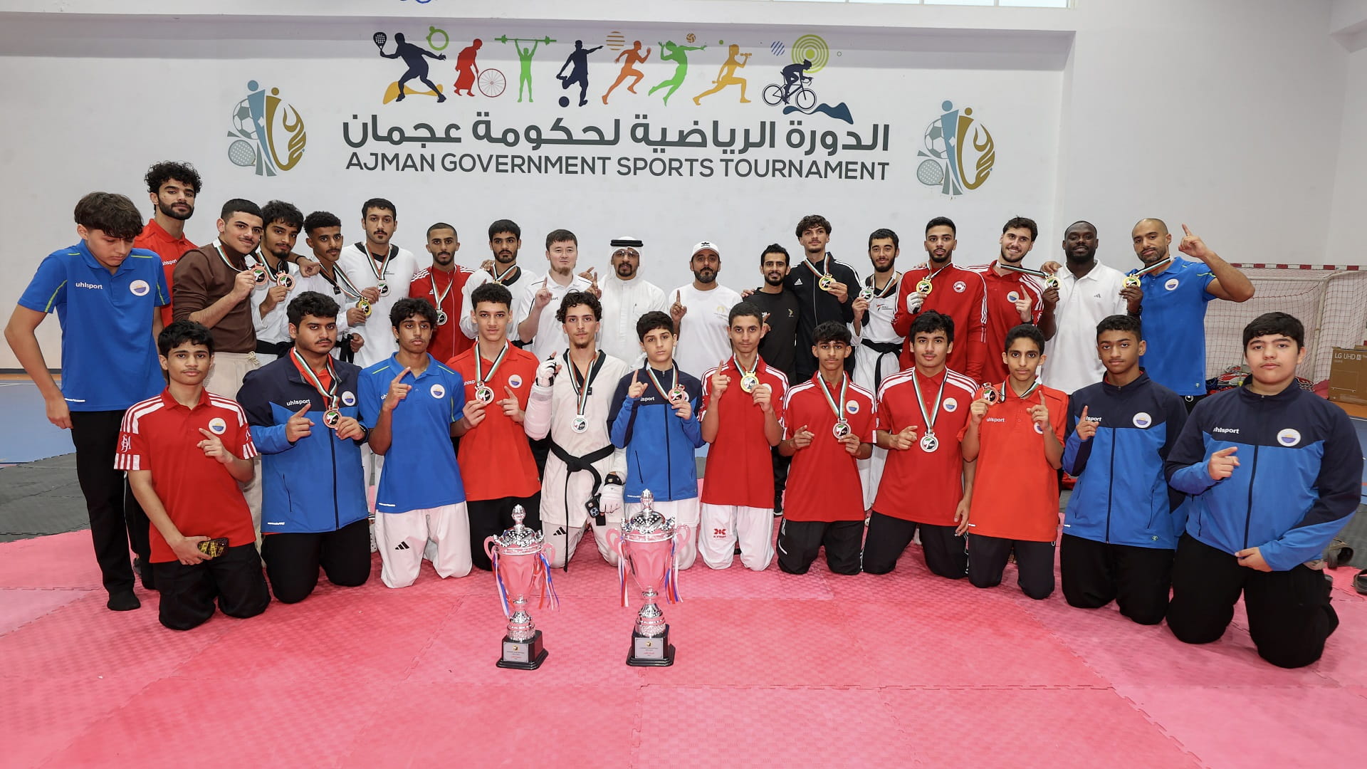 نادي الشارقة بطلاً لبطولة الاتحاد المفتوحة للتايكواندو 