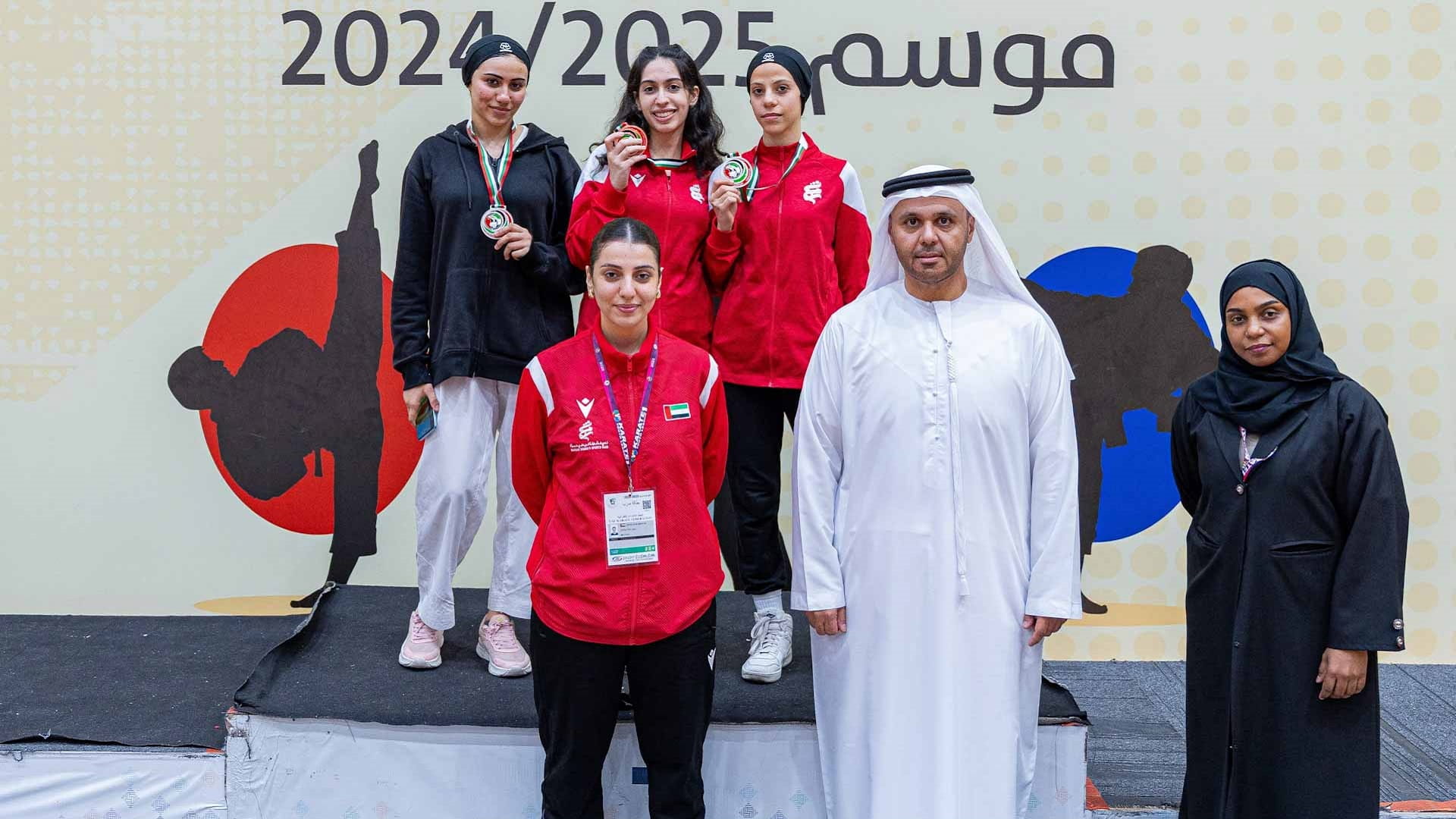 الشارقة الرياضي للمرأة يحصد 5 ميداليات في "كأس الاتحاد للكوميتيه" 