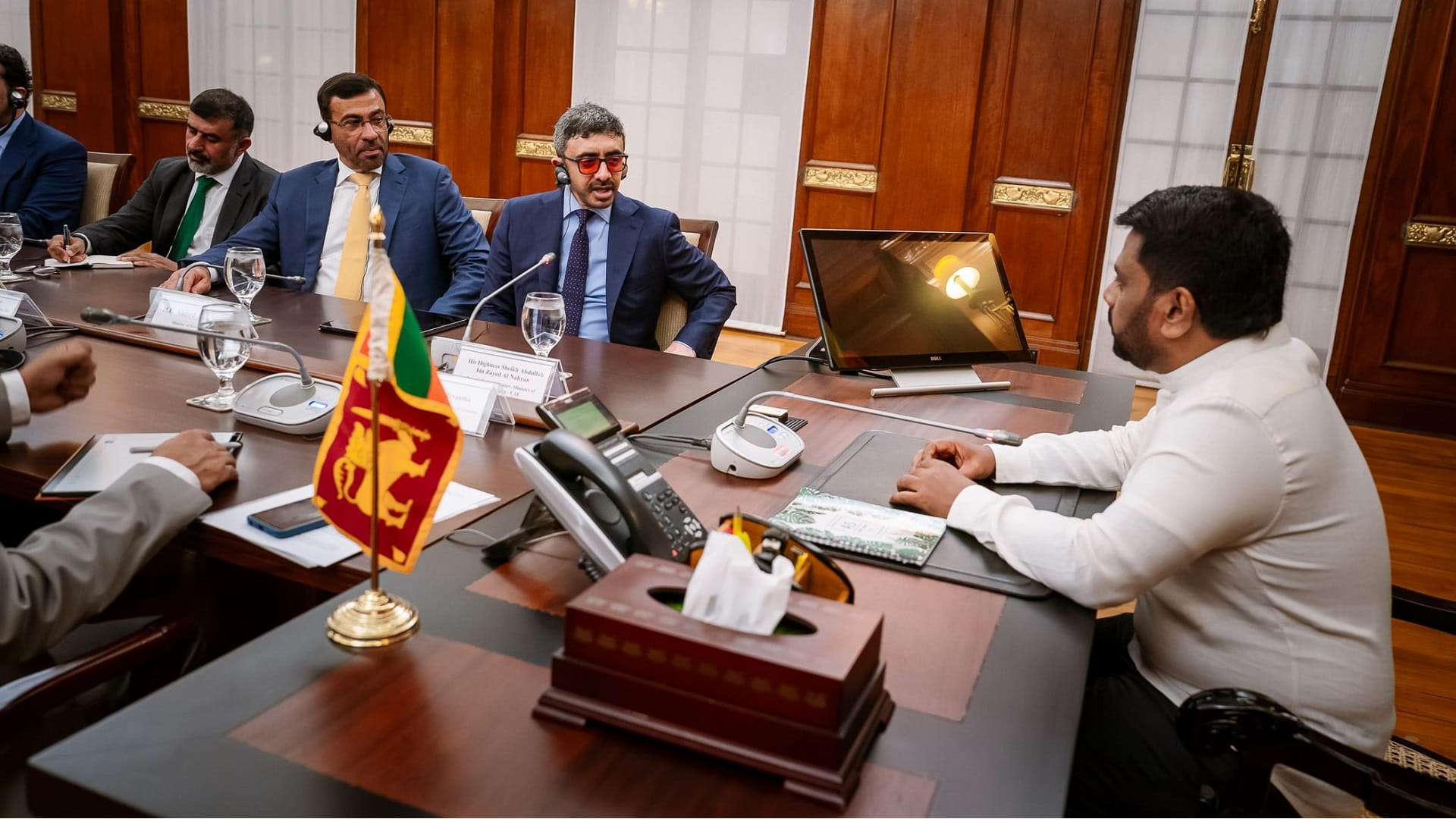 Abdullah bin Zayed, Sri Lankan President discuss bilateral ties