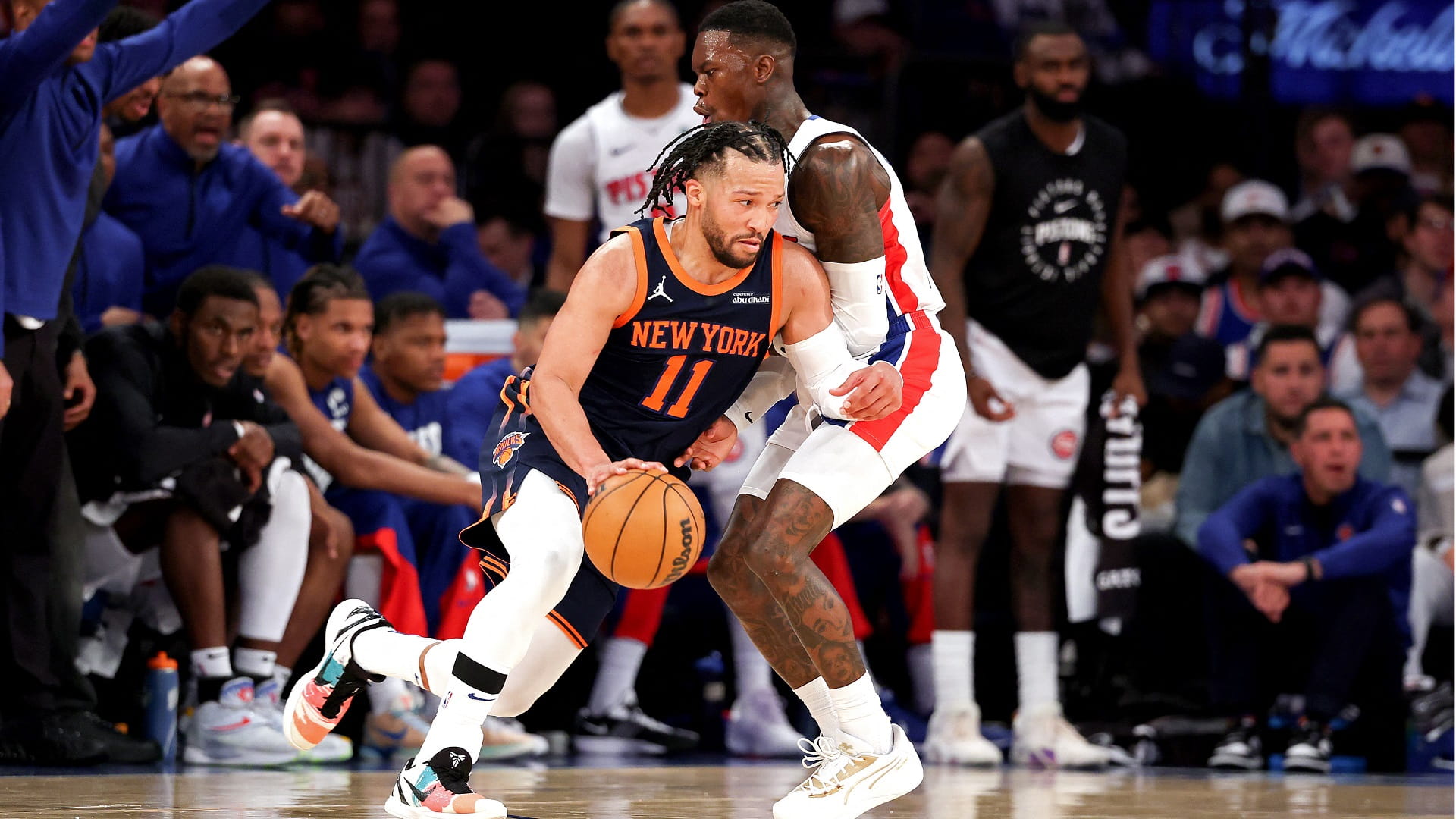 ديترويت يتعادل مع نيويورك نيكس في إقصائيات السلة الأميركية 