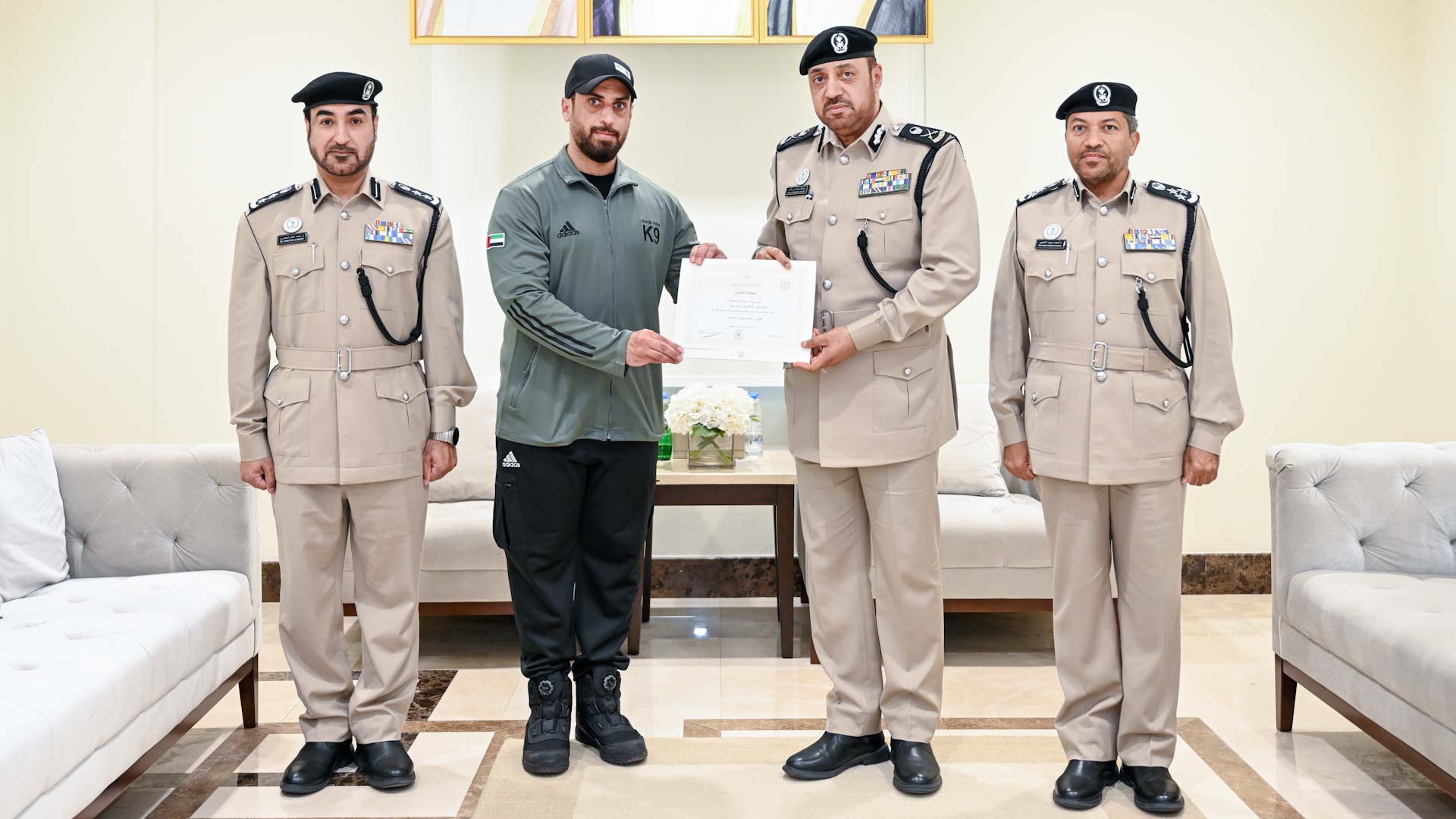 Sharjah Police honours standout K9 trainer 