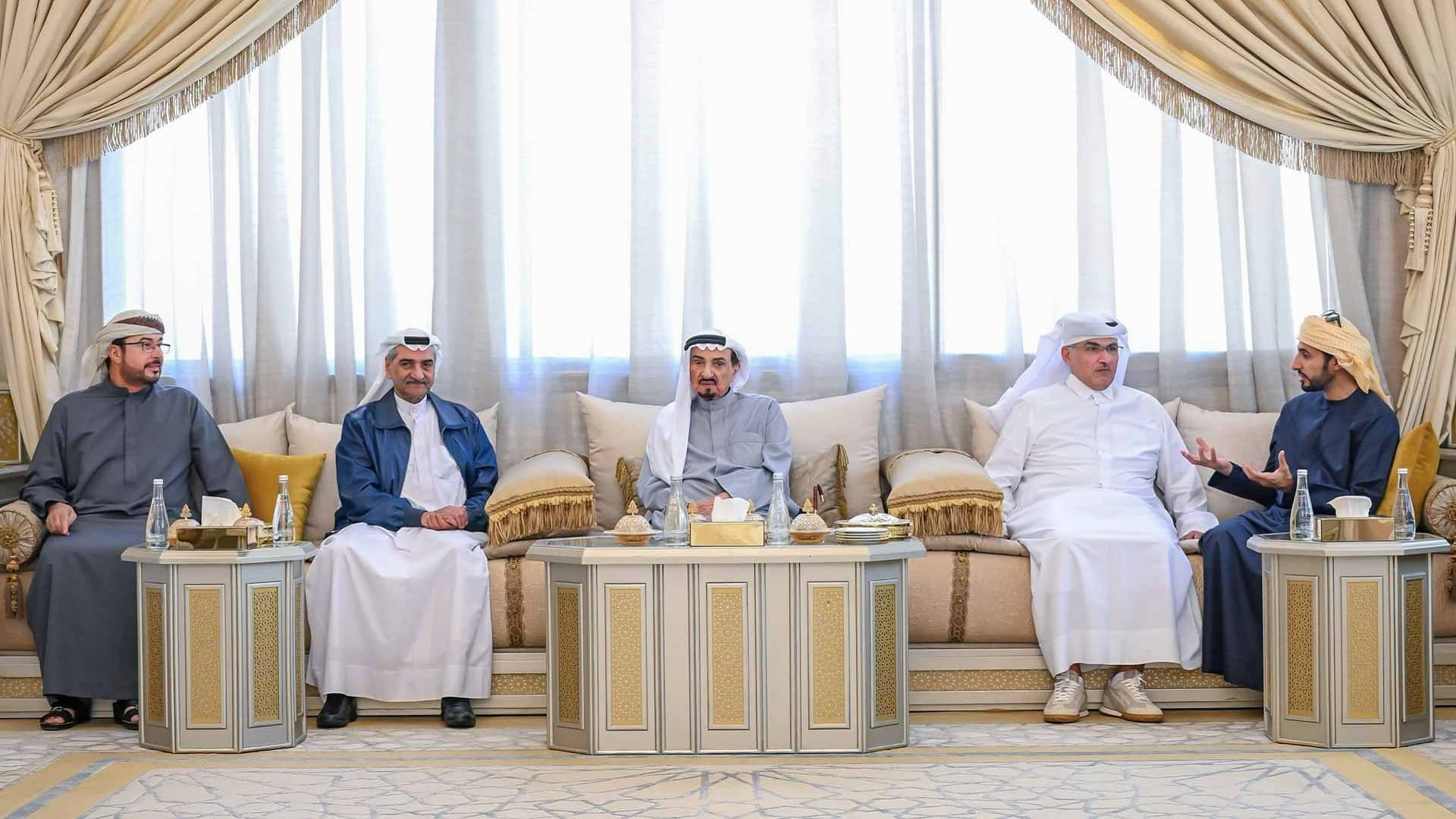 حميد بن راشد يستقبل حمد الشرقي بالرباط 