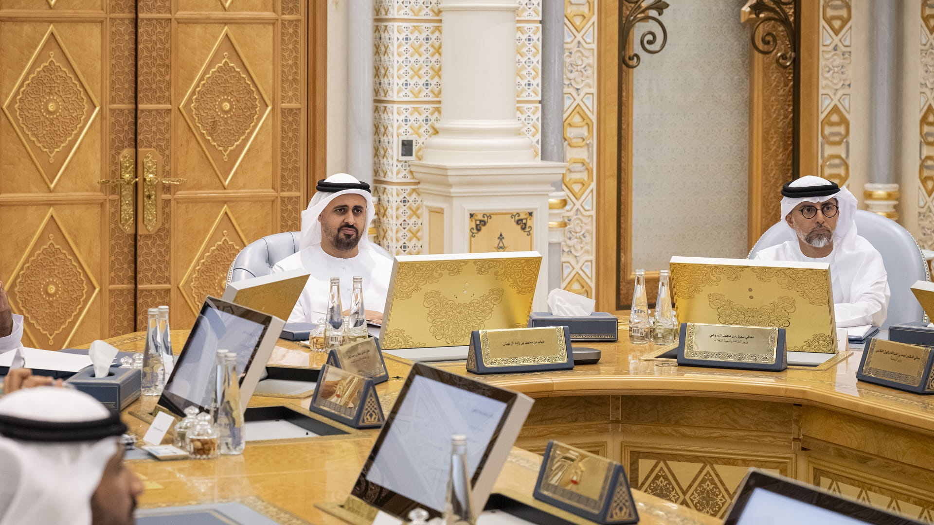 ذياب بن محمد يستعرض إنجازات مجلس الإمارات للتنمية المتوازنة  