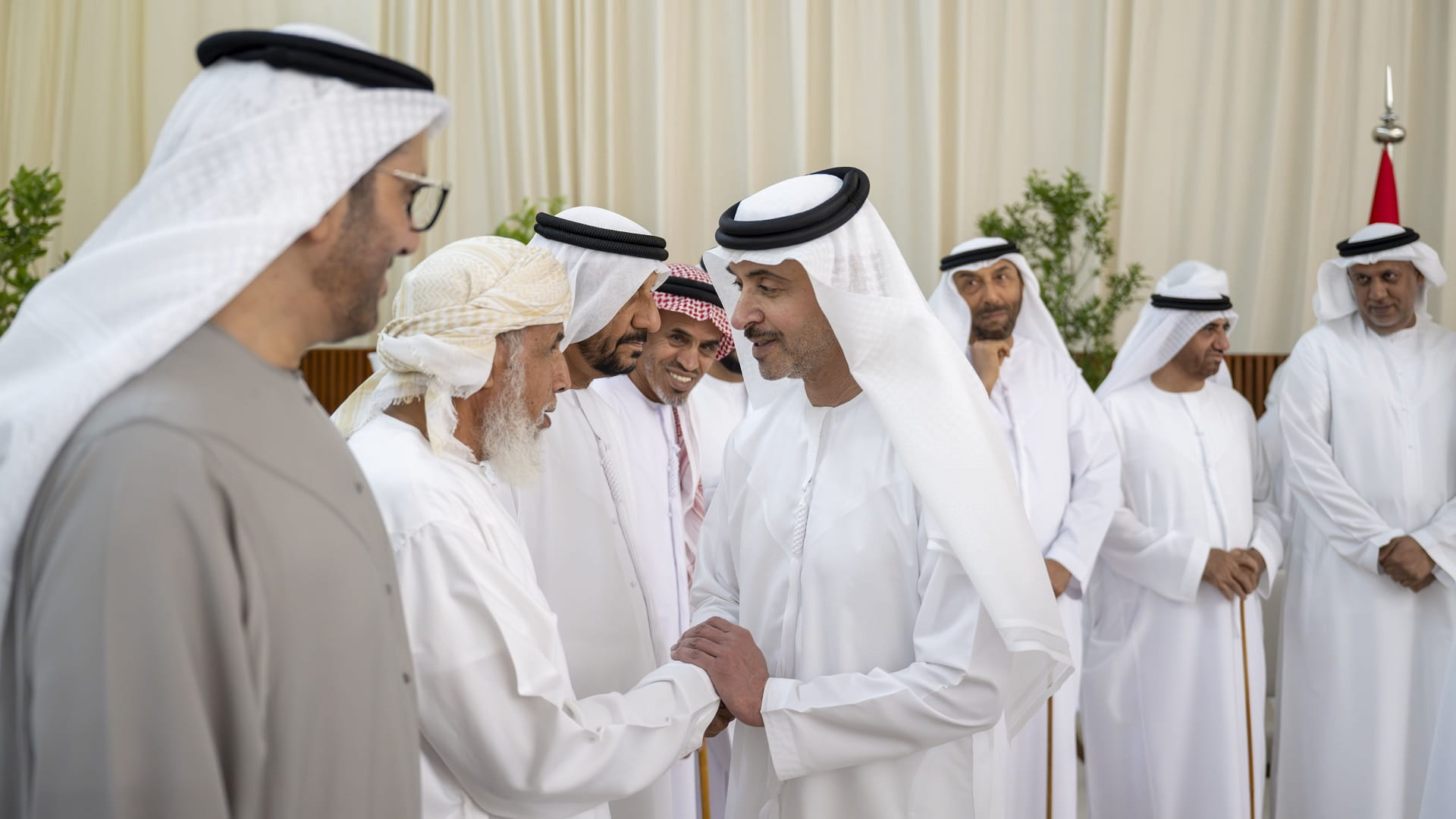 Hazza bin Zayed attends group wedding of 60 grooms from Al Ain 