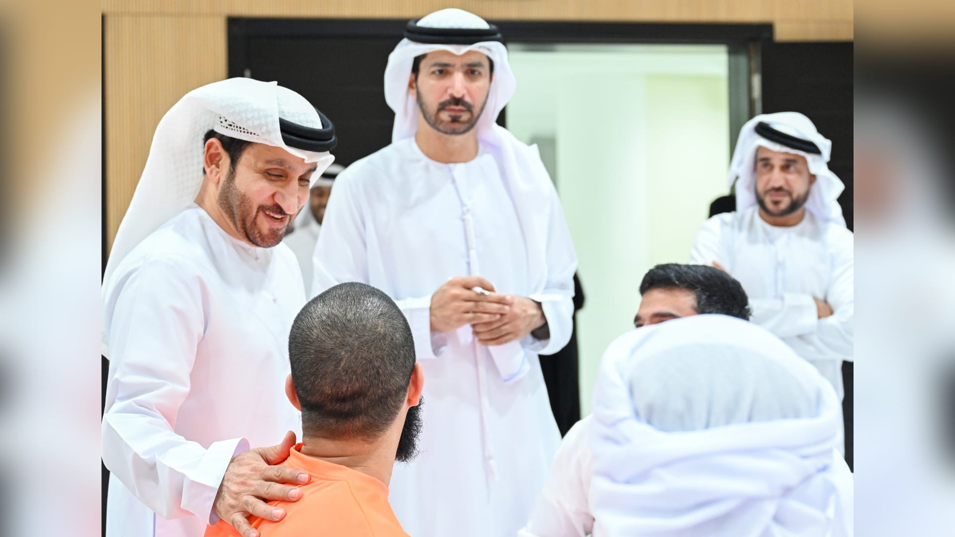 Image for the title: Sharjah Police holds a forum hosting 25 inmates & their families 