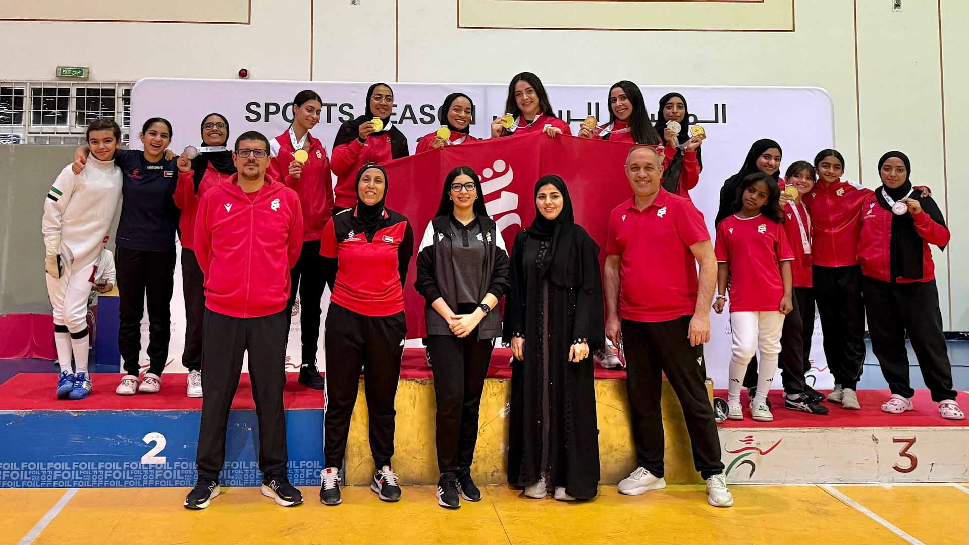 Sharjah Women's Sports wins 11 medals at UAE Fencing Championship  