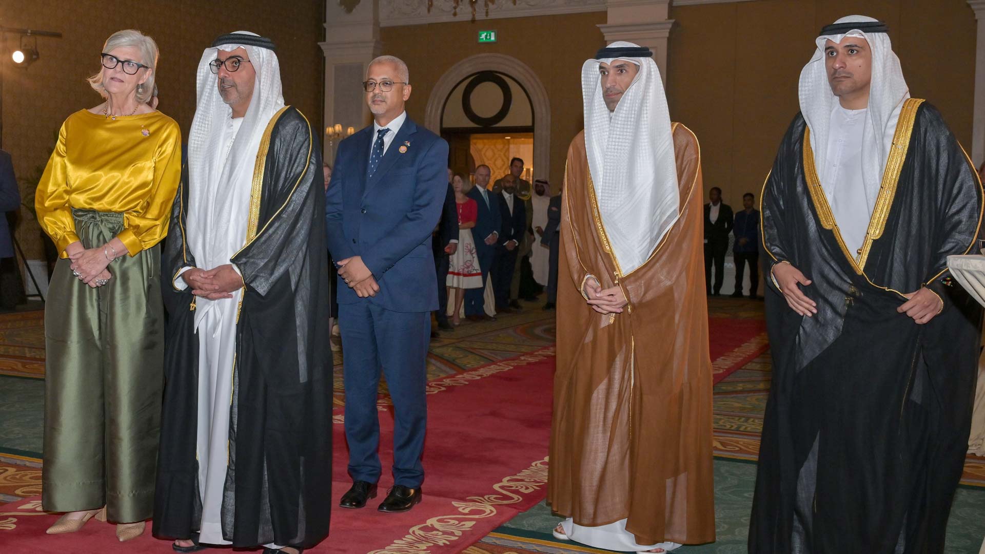 حامد بن زايد يحضر حفل سفارة أستراليا بمناسبة 50 عاماً من العلاقات