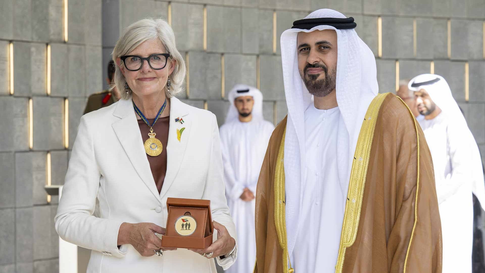 Theyab bin Mohamed receives Governor-General of Australia 