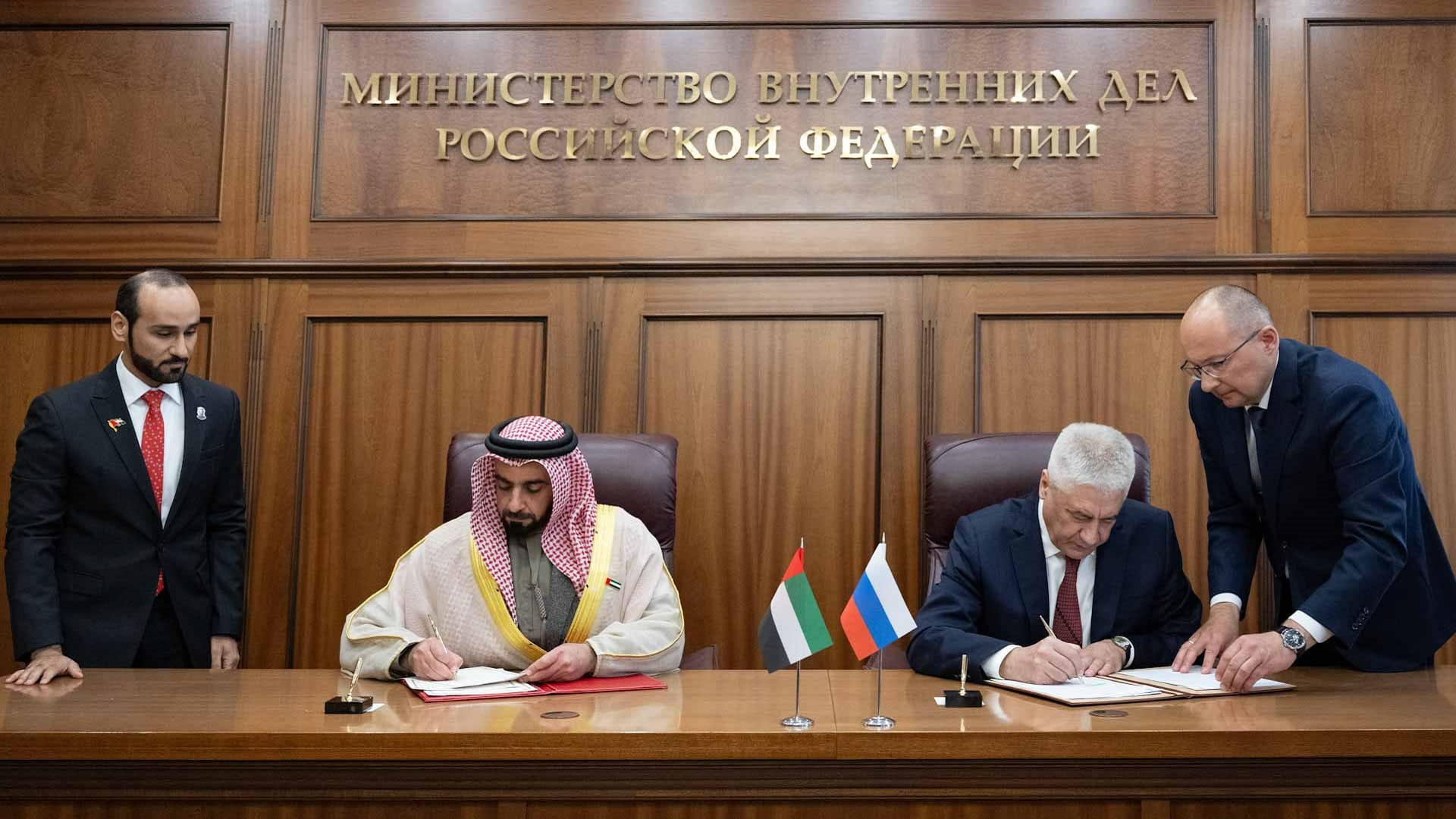 Saif bin Zayed meets Russian Interior Minister in Moscow 