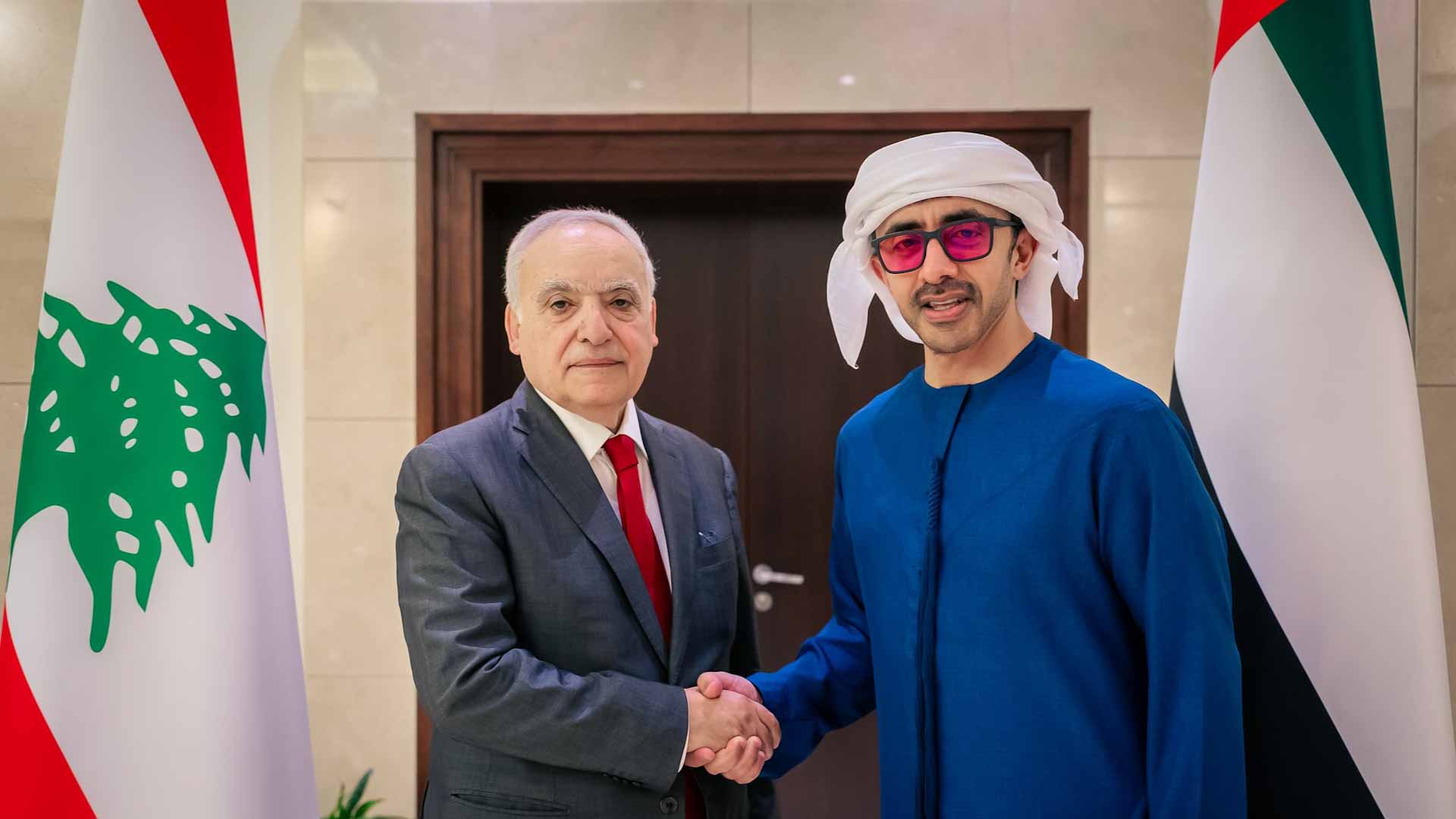 Abdullah bin Zayed receives Lebanese Culture Minister 