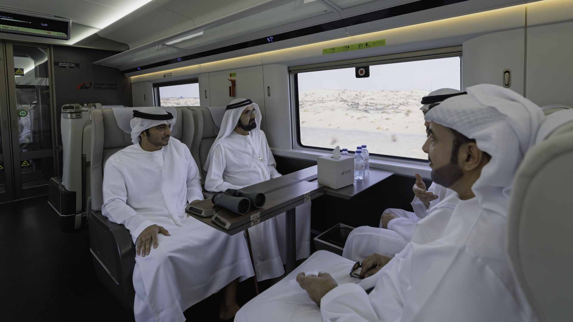 Theyab bin Mohamed bin Zayed sends message to Mohammed bin Rashid  