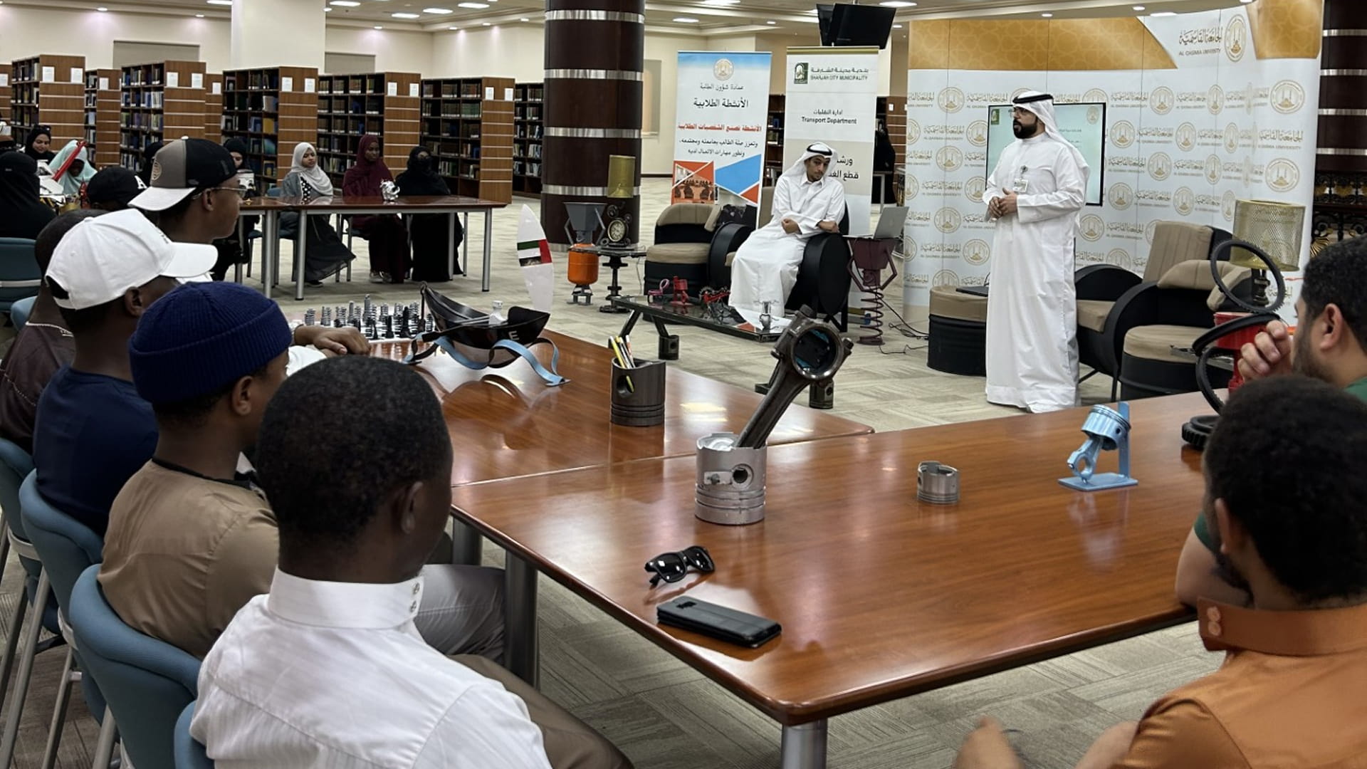 AQU hosts workshop on recycling spare parts and tyres 