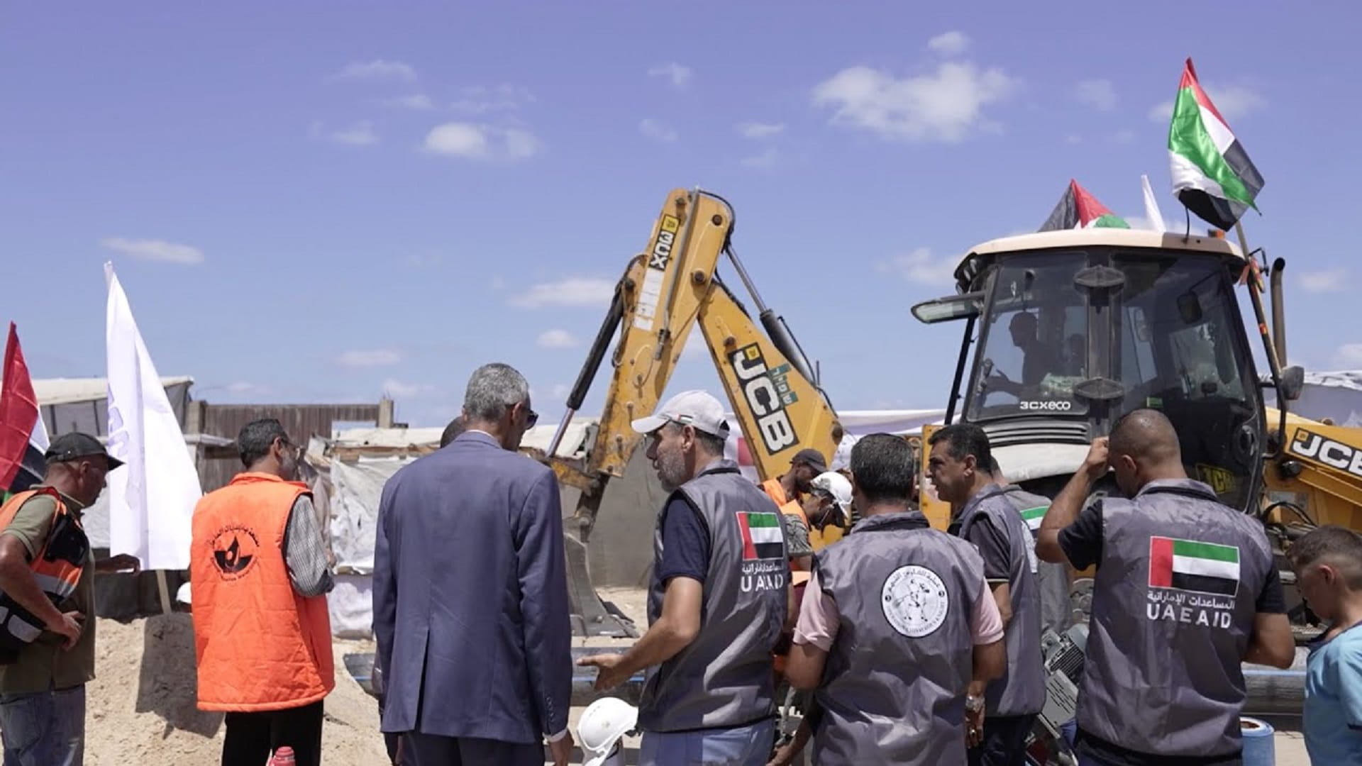 Chivalrous Knight 3 team inspects Gaza water project progress 