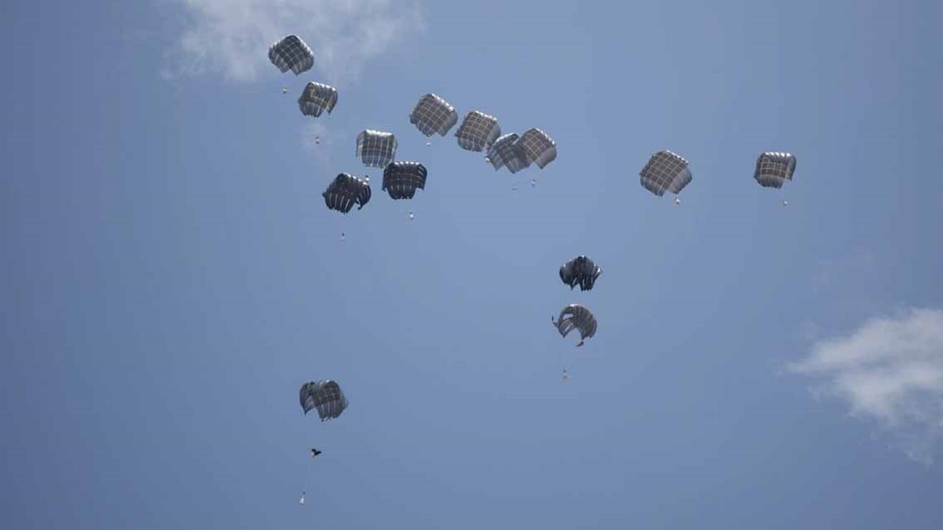 UAE conducts 66th Gaza airdrop under Birds of Goodness initiative 