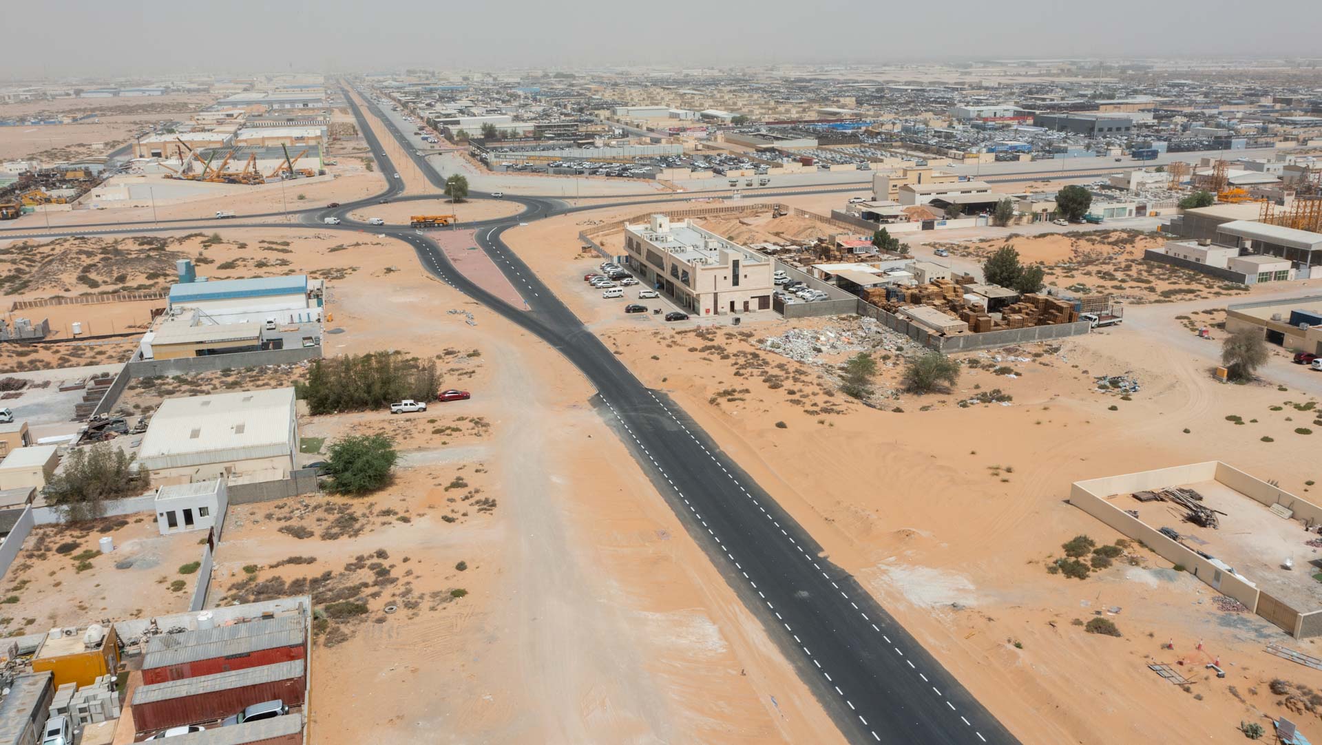 SRTA completes a 4.6 km long new road network in Al Sajaa 