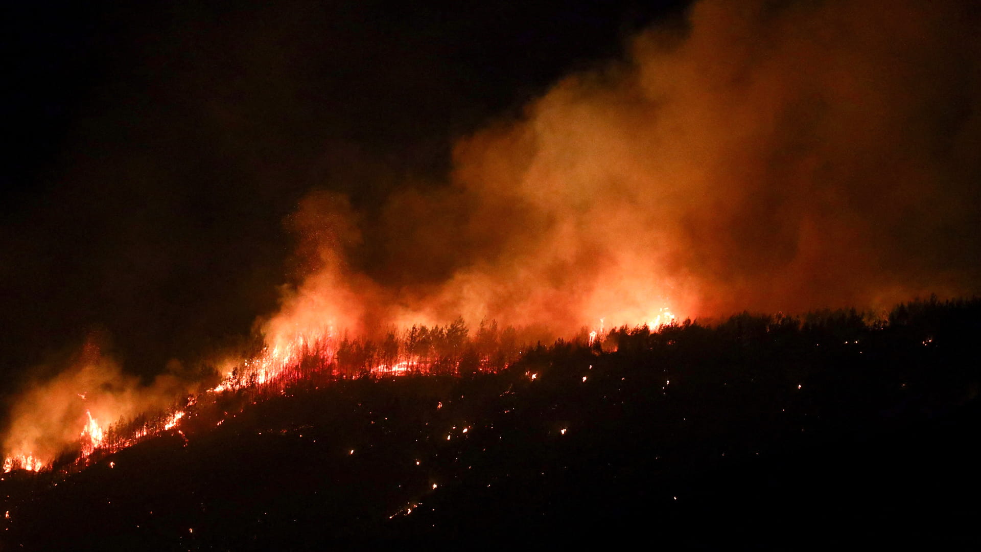 تركيا تخلي 5 قرى وسط تأجج حريق غابات على مضيق الدردنيل 