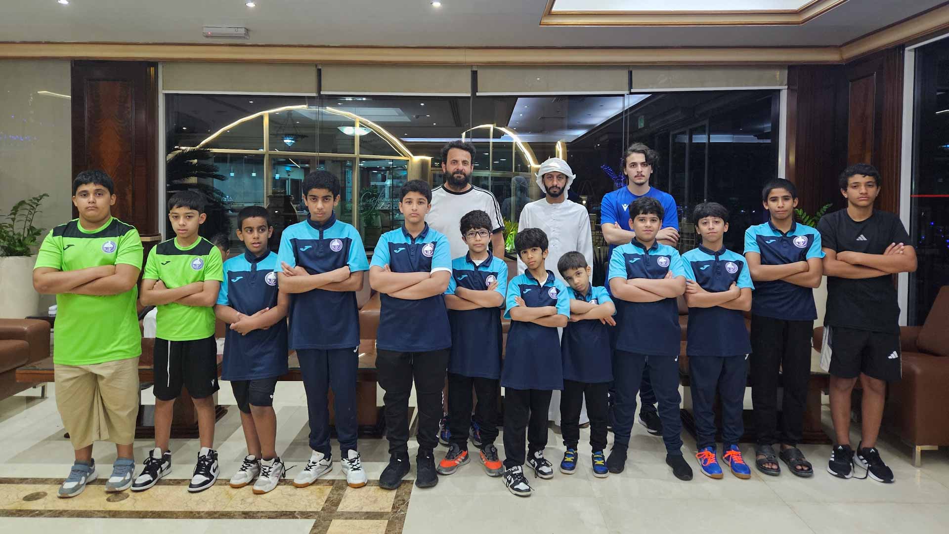 Image for the title: Al Dhaid table tennis: intensified training for new season 