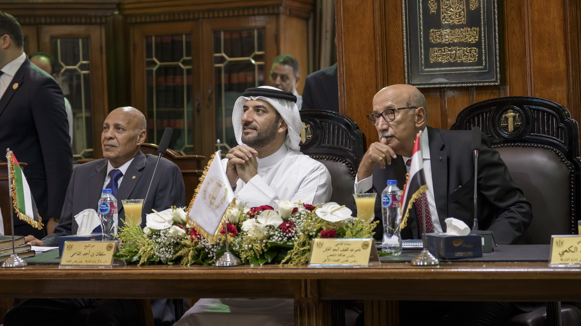 سلطان بن أحمد يطلع على جهود محكمة النقض المصرية في تحقيق العدالة