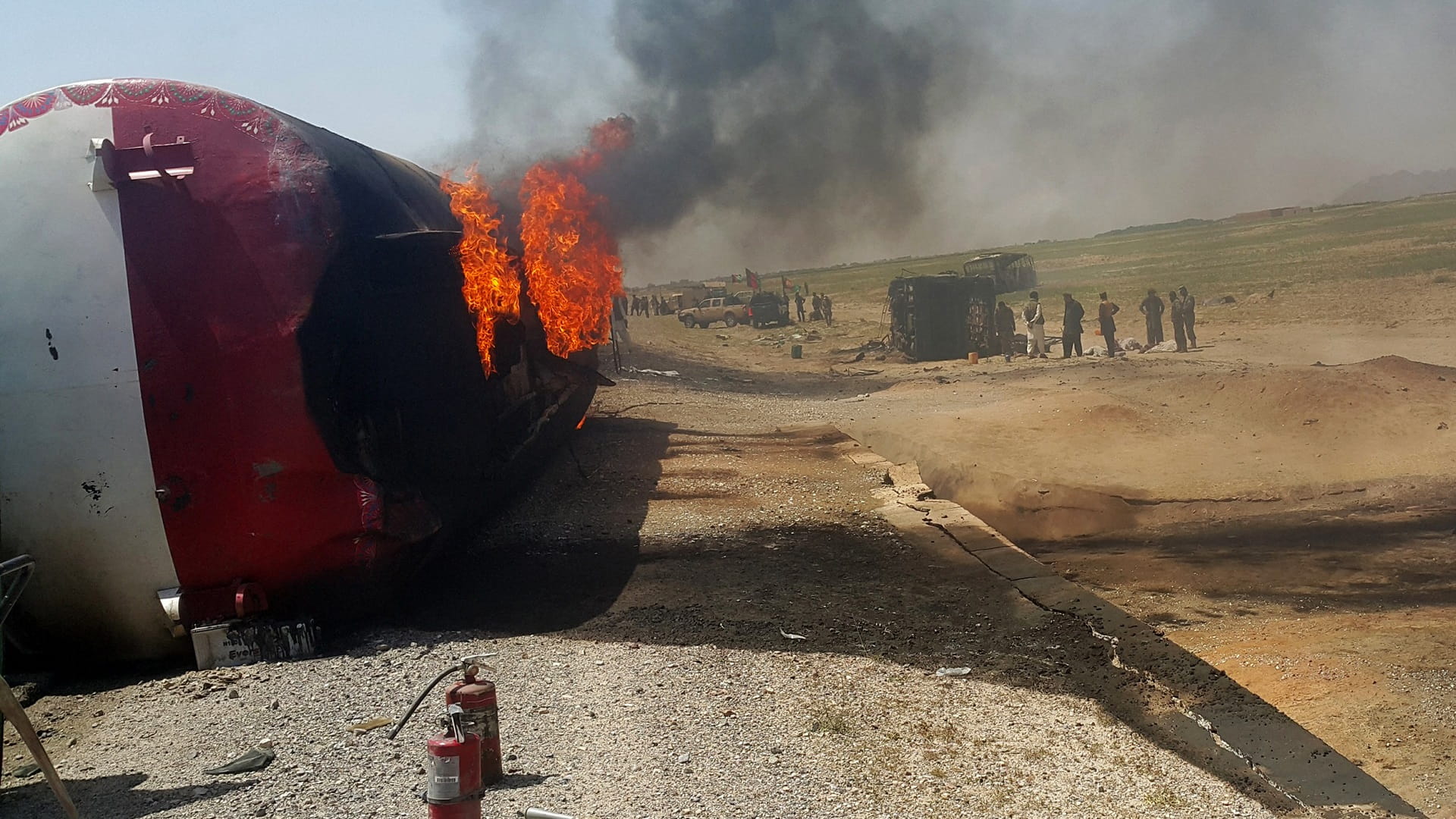 Many killed after bus carrying Afghan migrants collides 