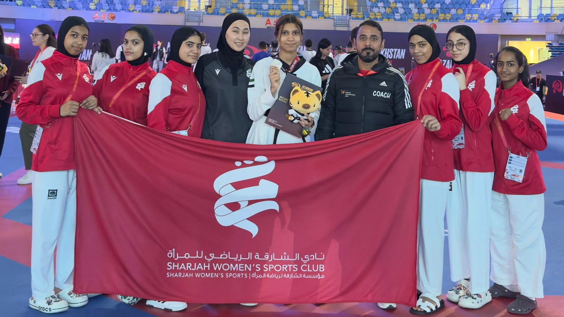 Sharjah Women's Taekwondo triumphs in Kazakhstan 