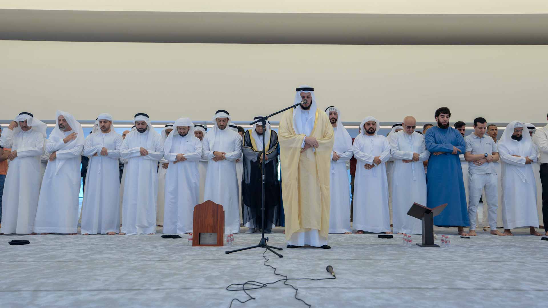 Sultan bin Ahmed inaugurates Quran Mosque in Aljada 