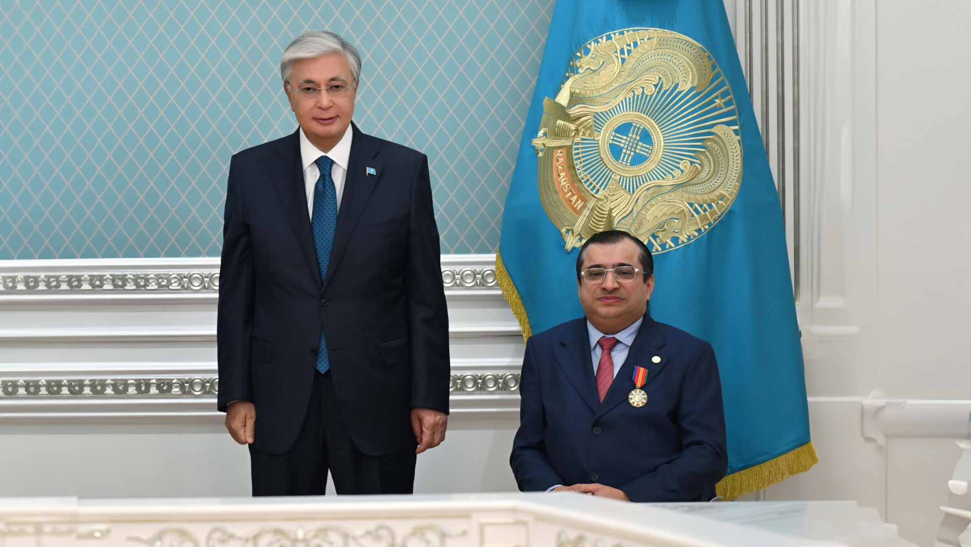 Kazakh President awards APC President 'Order of Friendship'