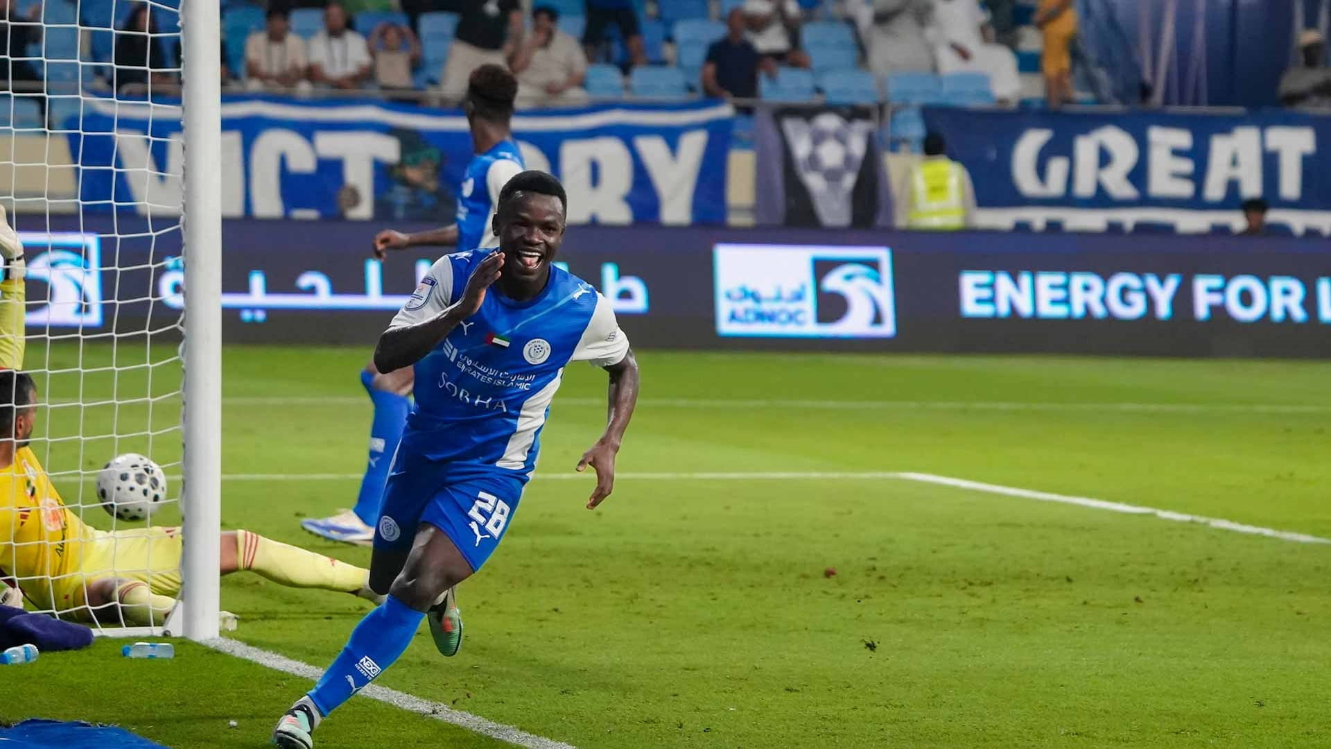 توري يقود النصر للفوز على عجمان في دوري أدنوك للمحترفين 