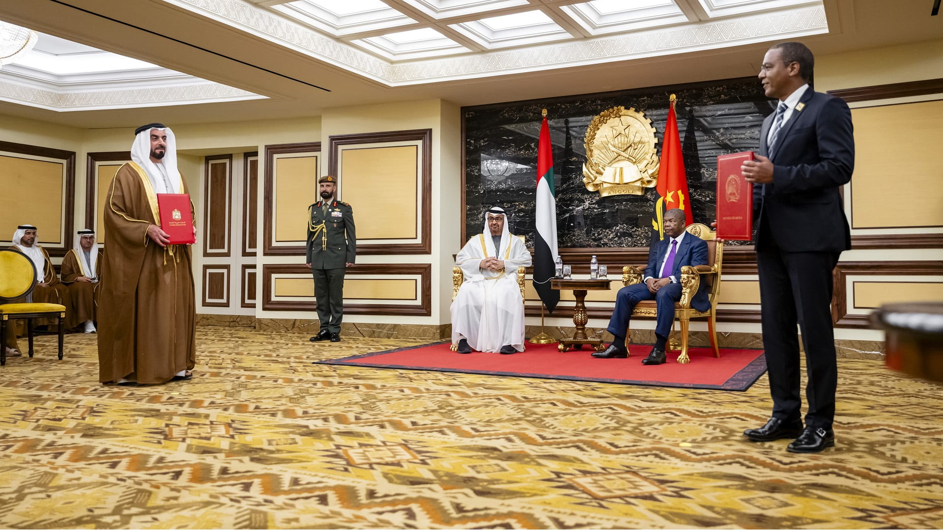 UAE, Angolan Presidents witness exchange of CEPA 