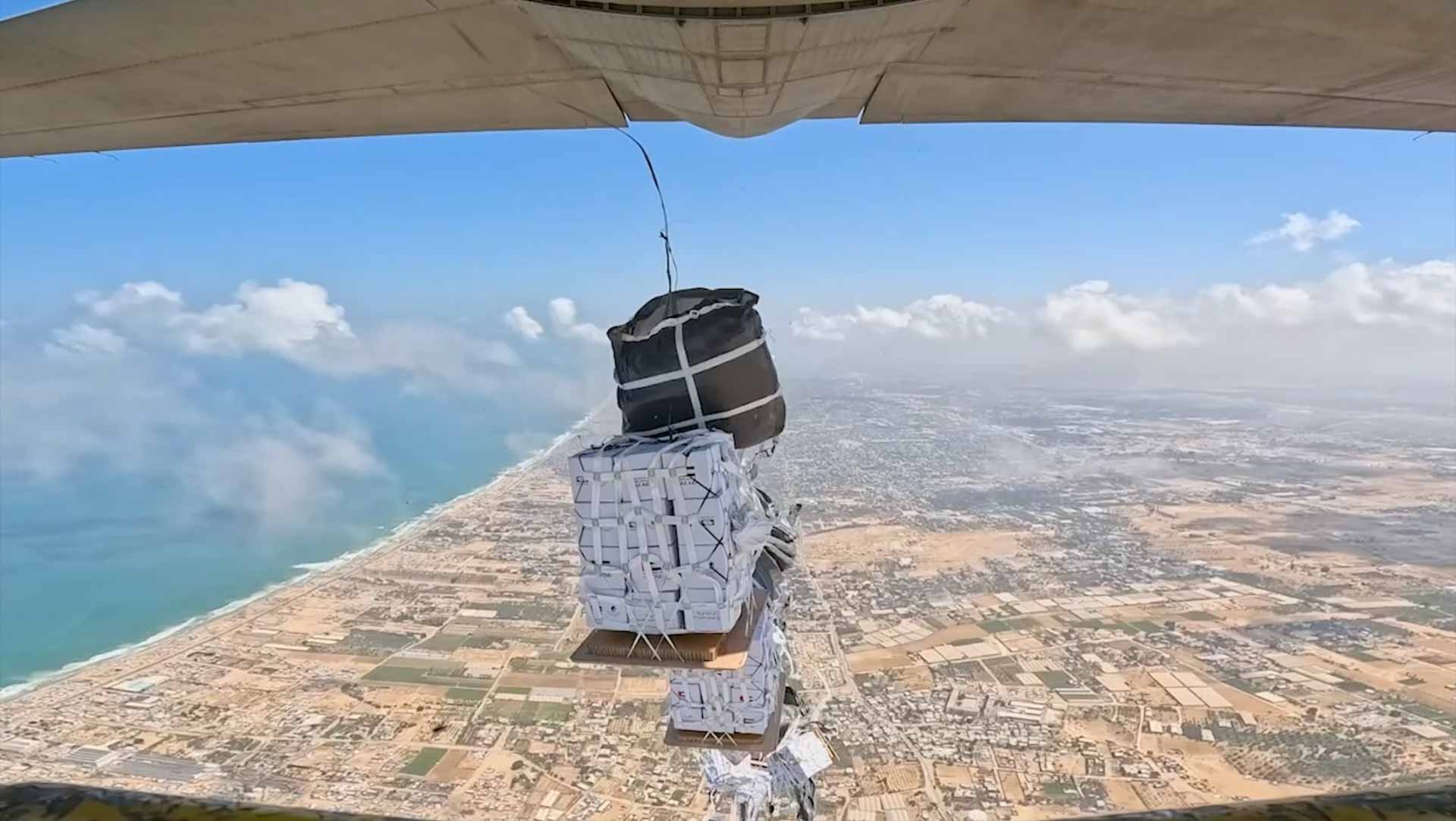 UAE conducts 81st airdrop of aid over Gaza Strip 
