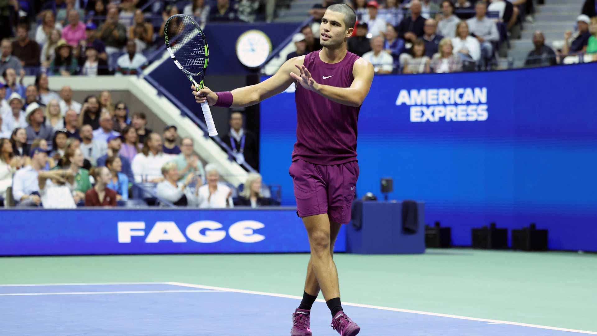 الإسباني ألكاراز يتأهل للدور الثالث في بطولة أميركا للتنس  