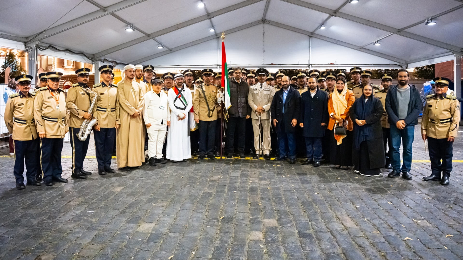 الفرقة الموسيقية لأكاديمية الشارقة للعلوم الشرطية تتألق في موسكو 