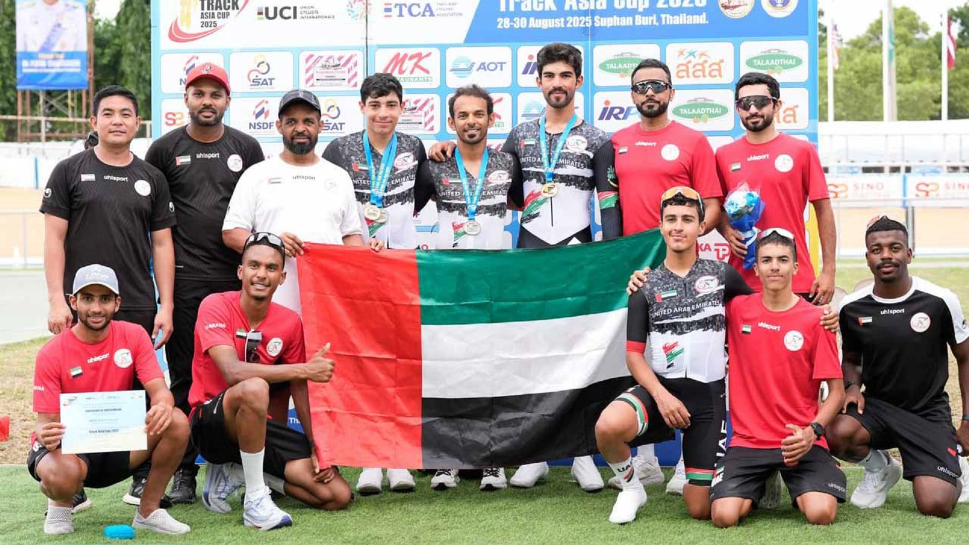 UAE harvests 3 gold medals in Track Asia Cup in Thailand