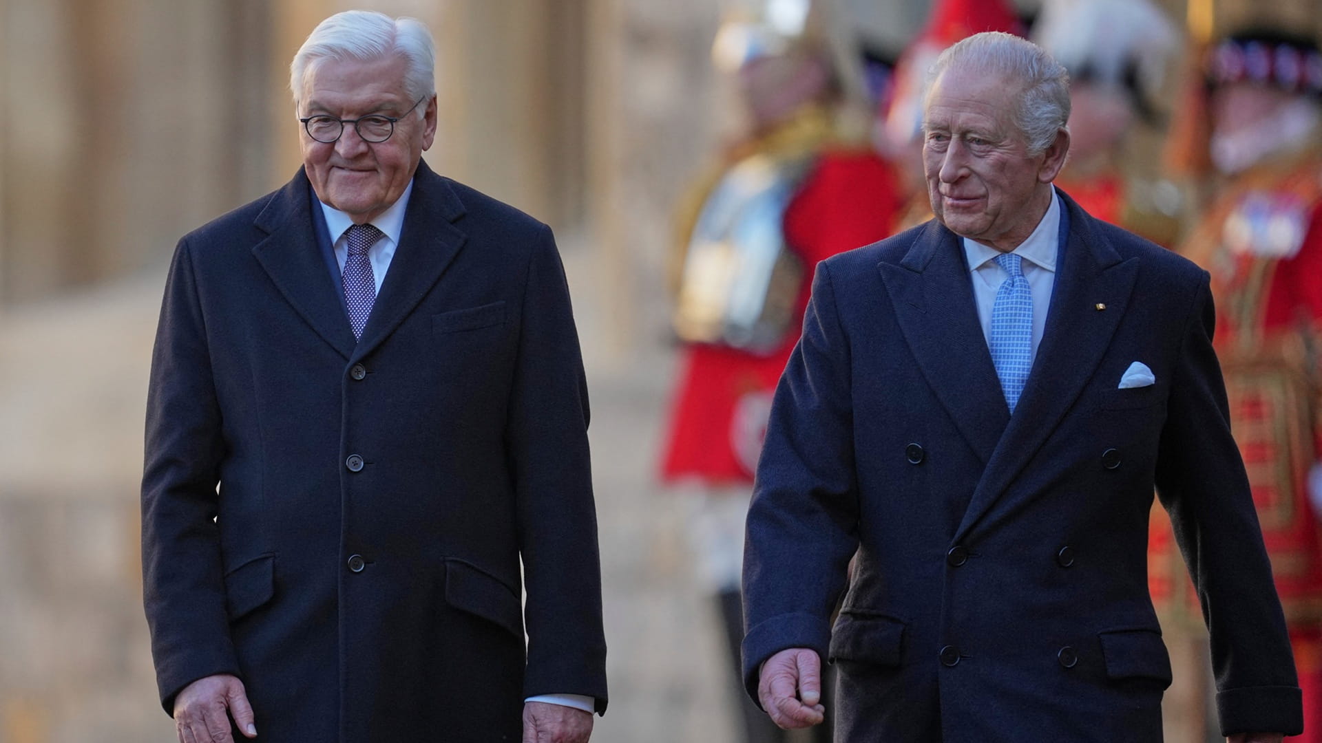 الملك تشارلز يستقبل الرئيس الألماني في مستهل زيارة رسمية لبريطانيا 