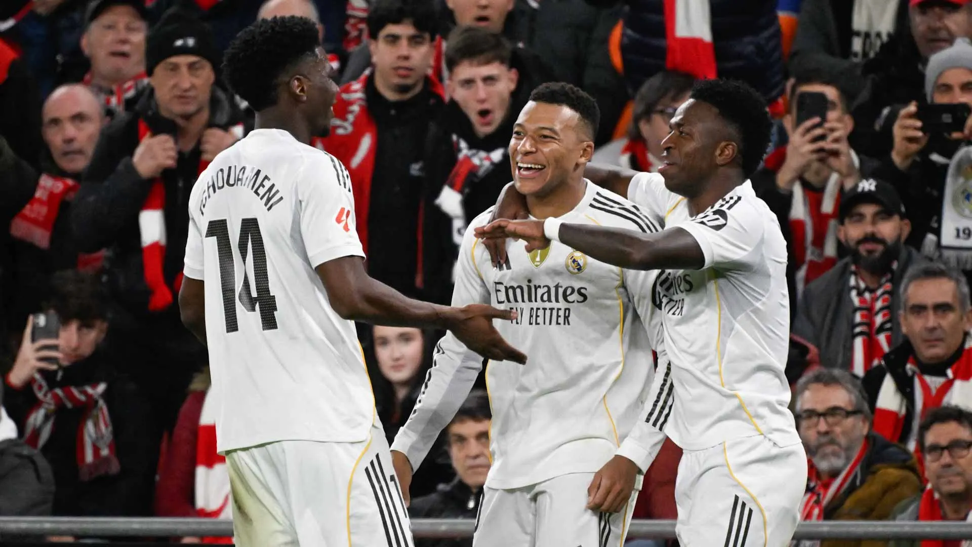 Real Madrid secure convincing victory over Athletic Bilbao