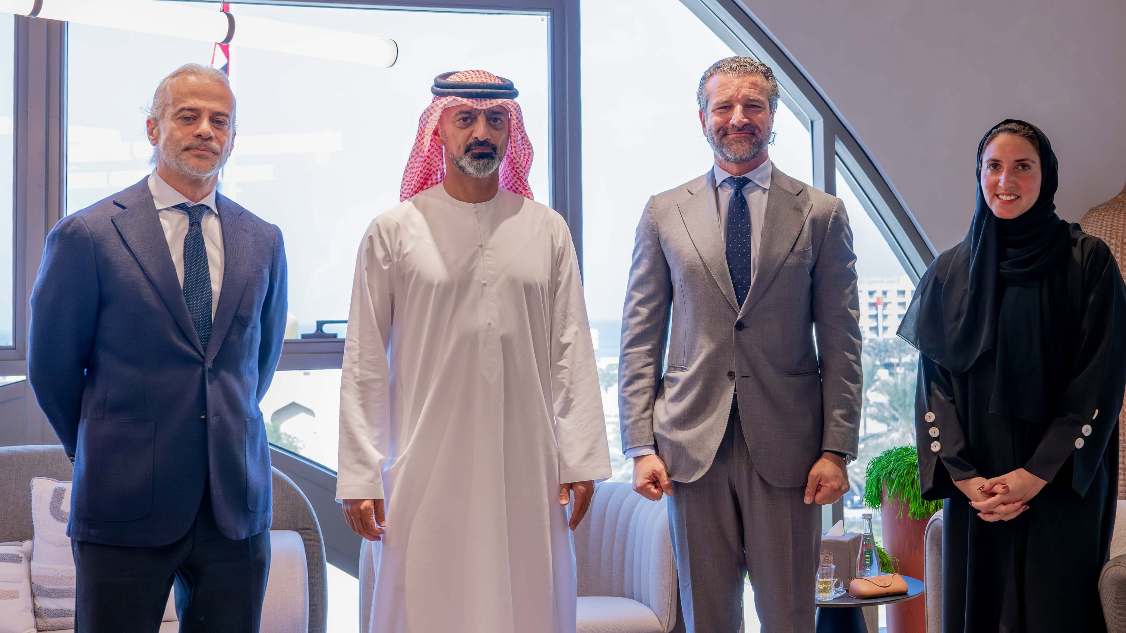 Ammar bin Humaid receives Meta delegation 