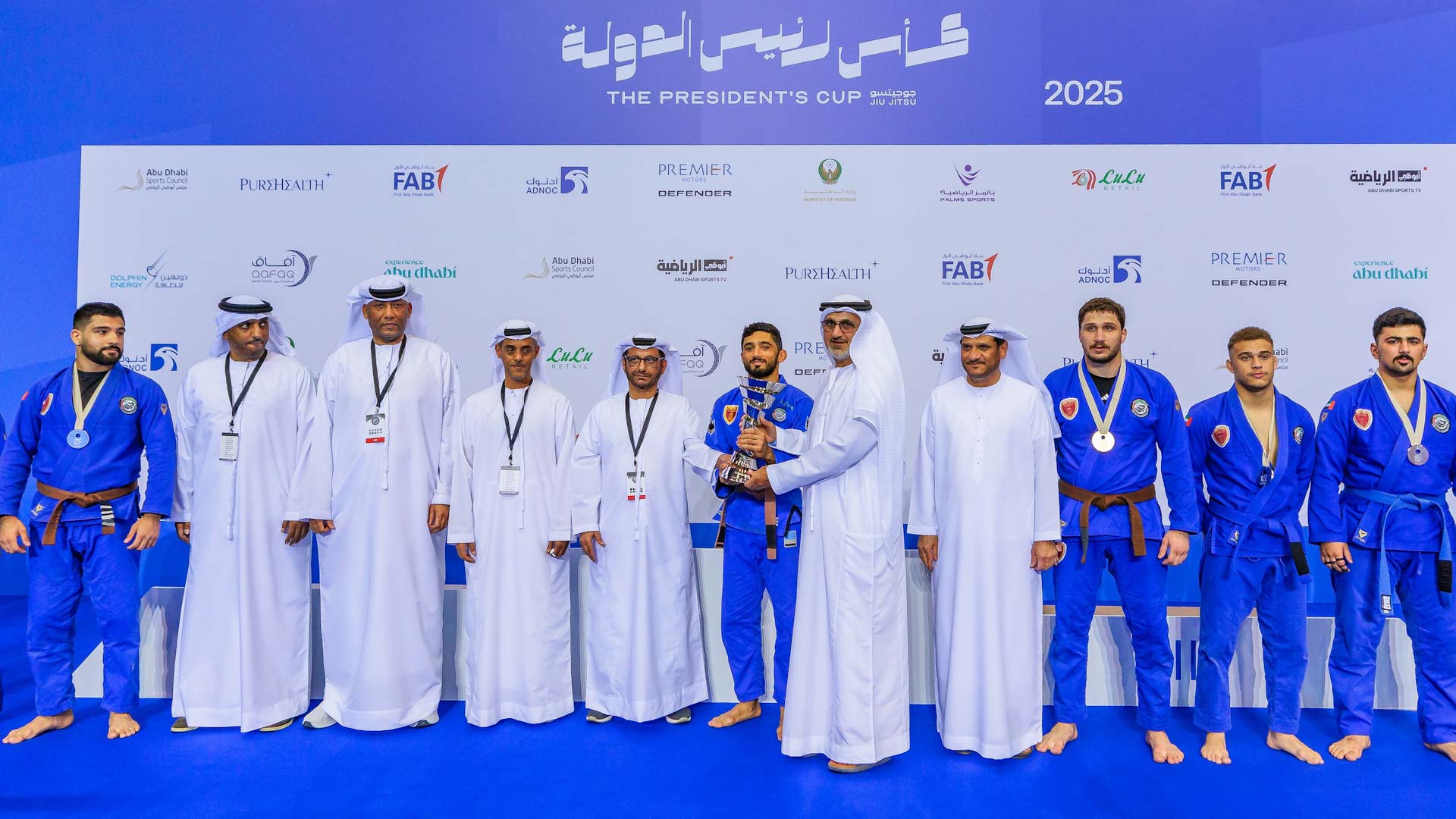 الوحدة يتوّج بلقب كأس رئيس الدولة للجوجيتسو