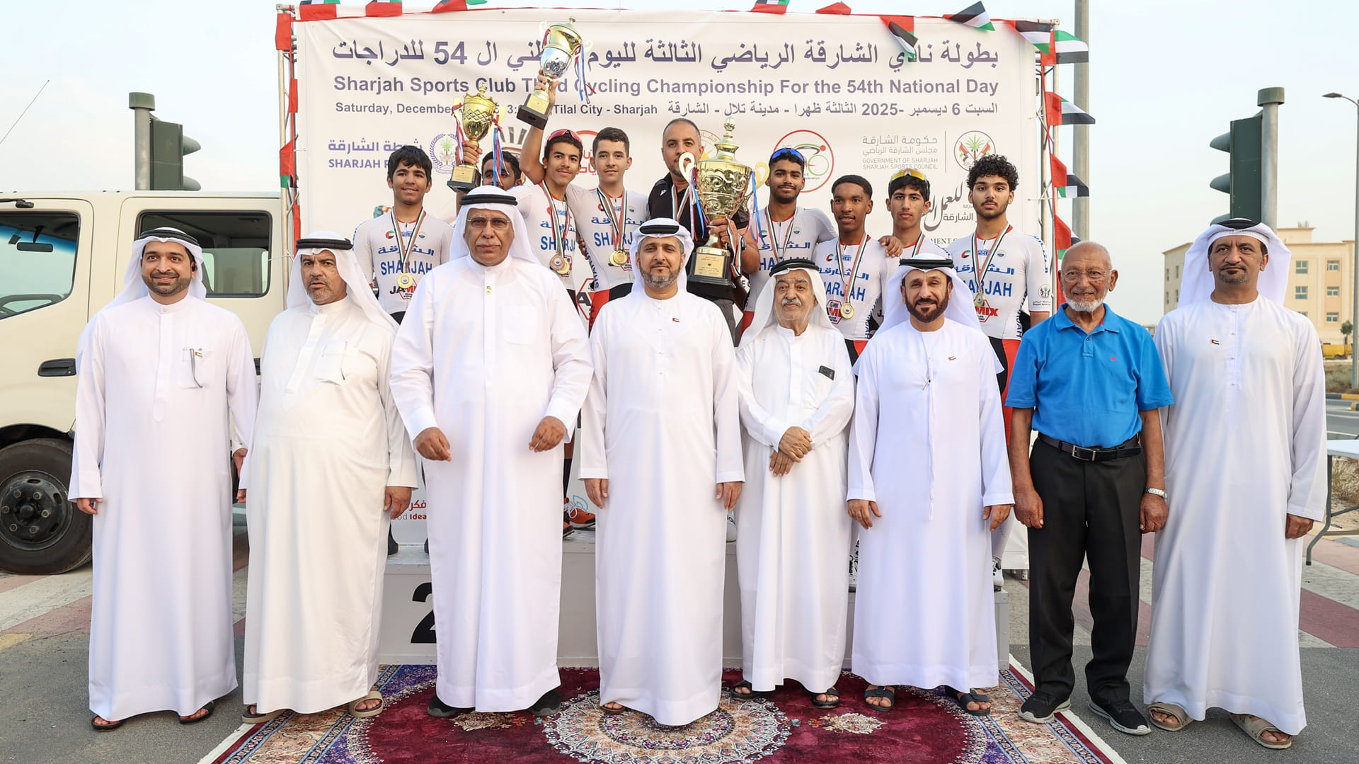 Sharjah Club wins third Cycling Championship for Eid Al Etihad 