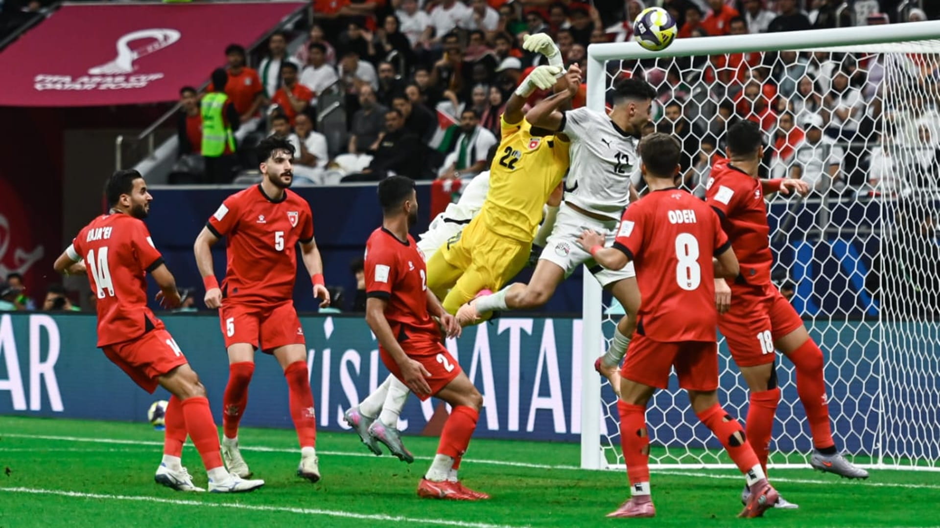 منتخب الأردن يفوز على مصر و يتأهل إلى ربع نهائي كأس العرب 