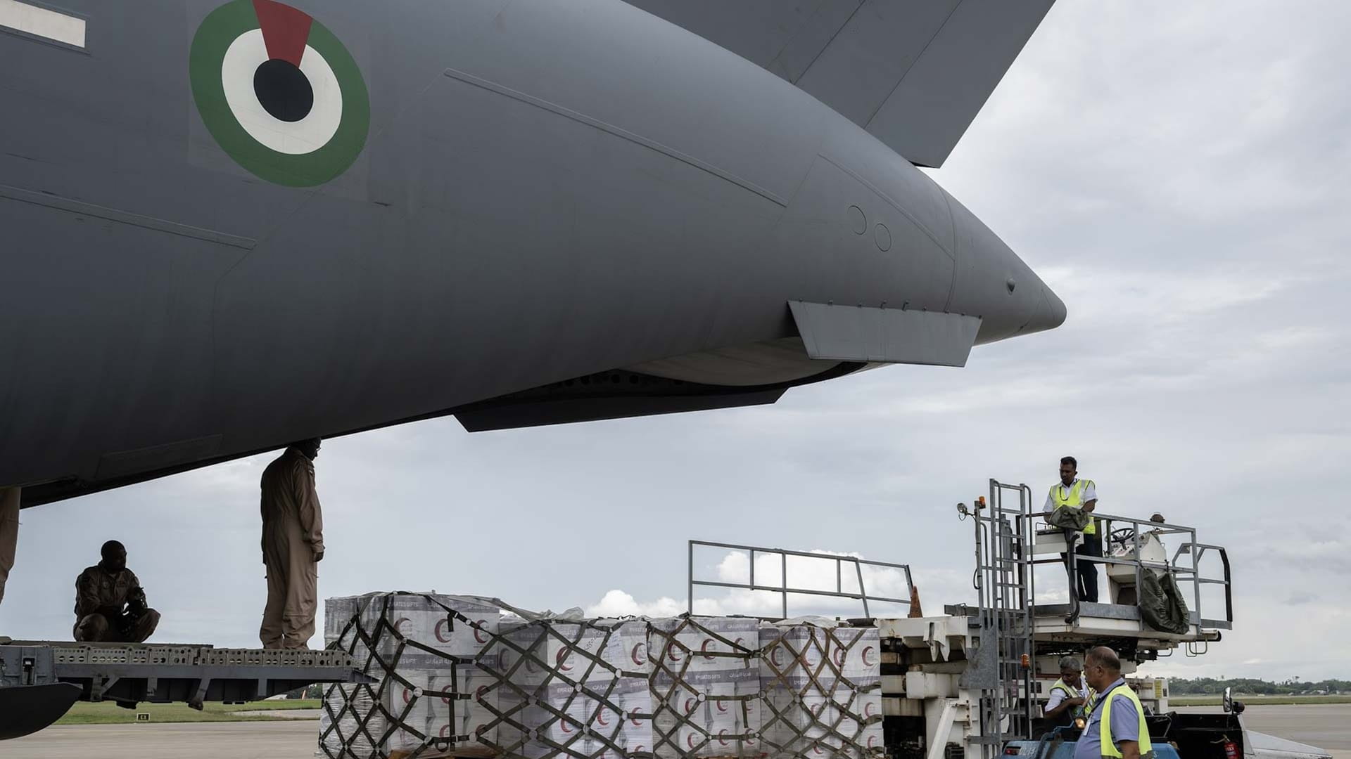 Eighth UAE aid aircraft lands in Sri Lanka