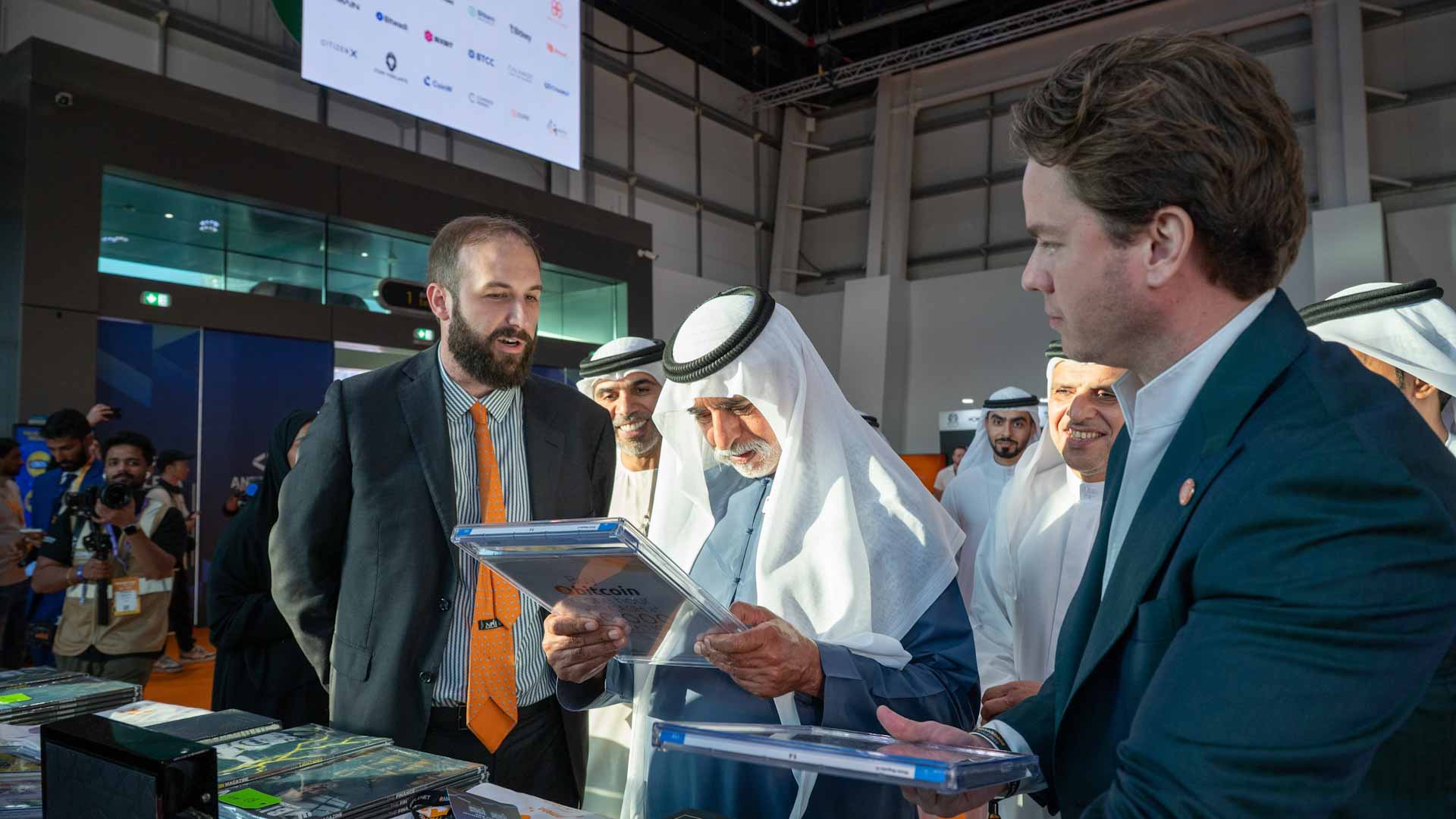 Nahyan bin Mubarak visits MENA Bitcoin Conference in Abu Dhabi