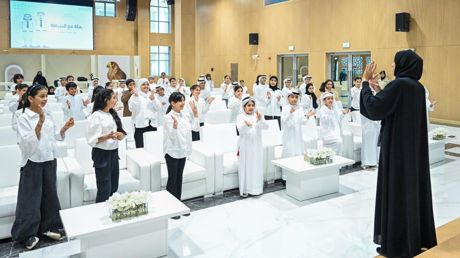 Sharjah Police receives delegation from “Sharjah Children”