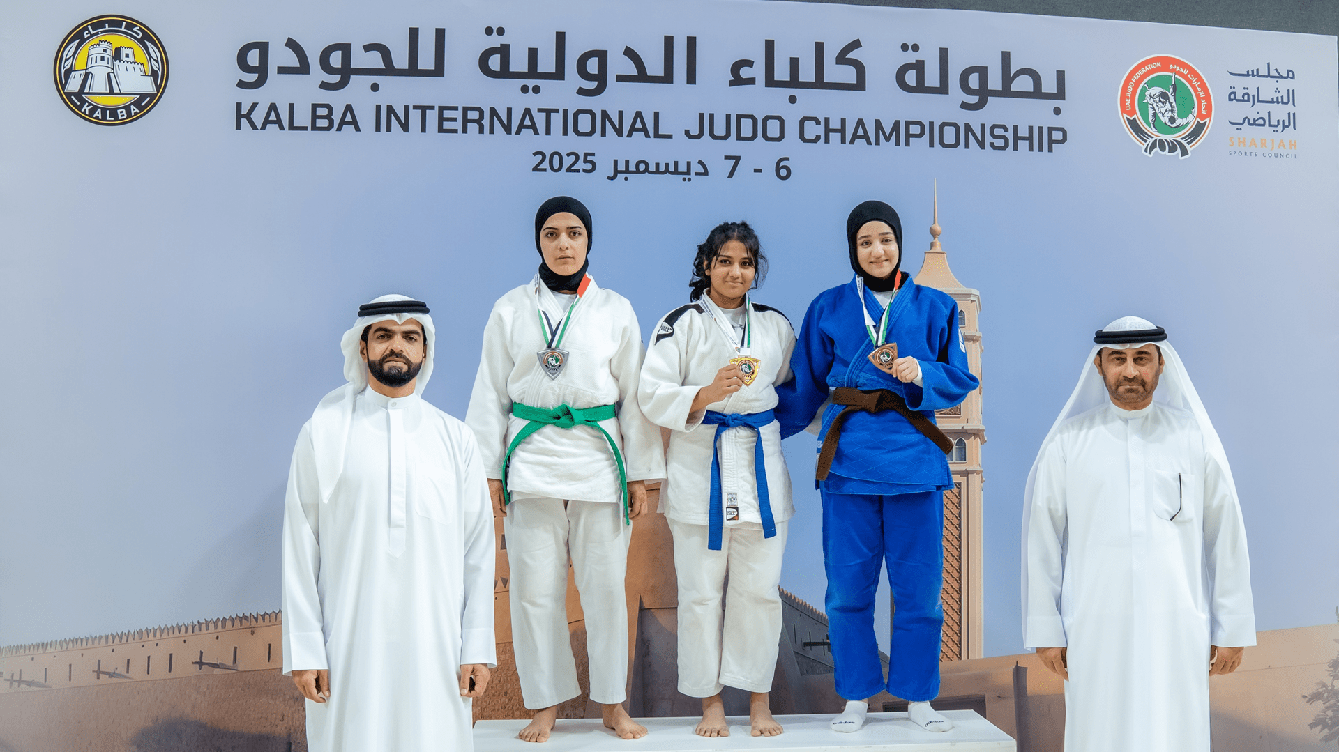 Sharjah Women’s Sports win 9 medals at Kalba Judo Championship 