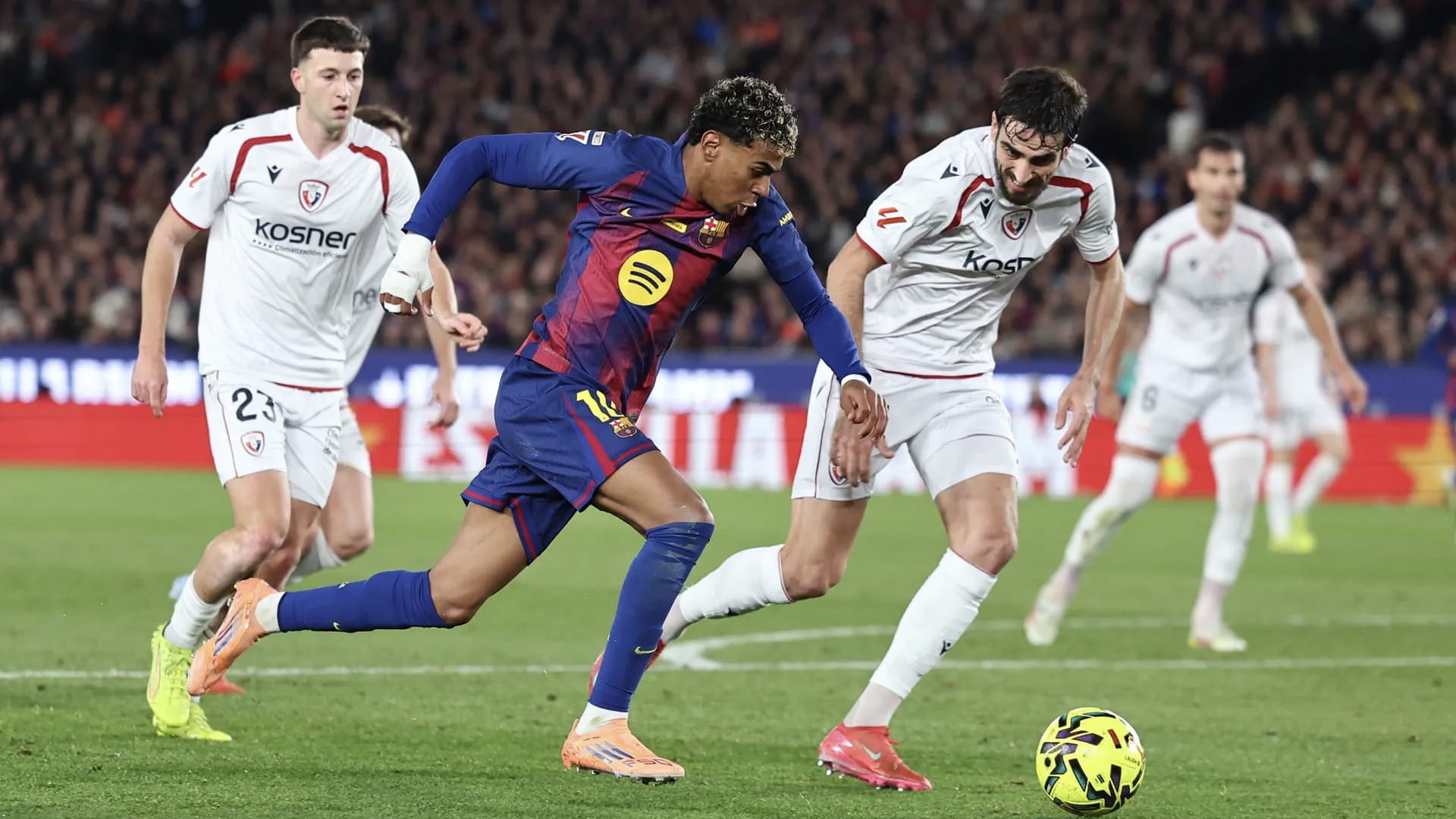 Barcelona beats Osasuna, strengthens lead in Spanish league 