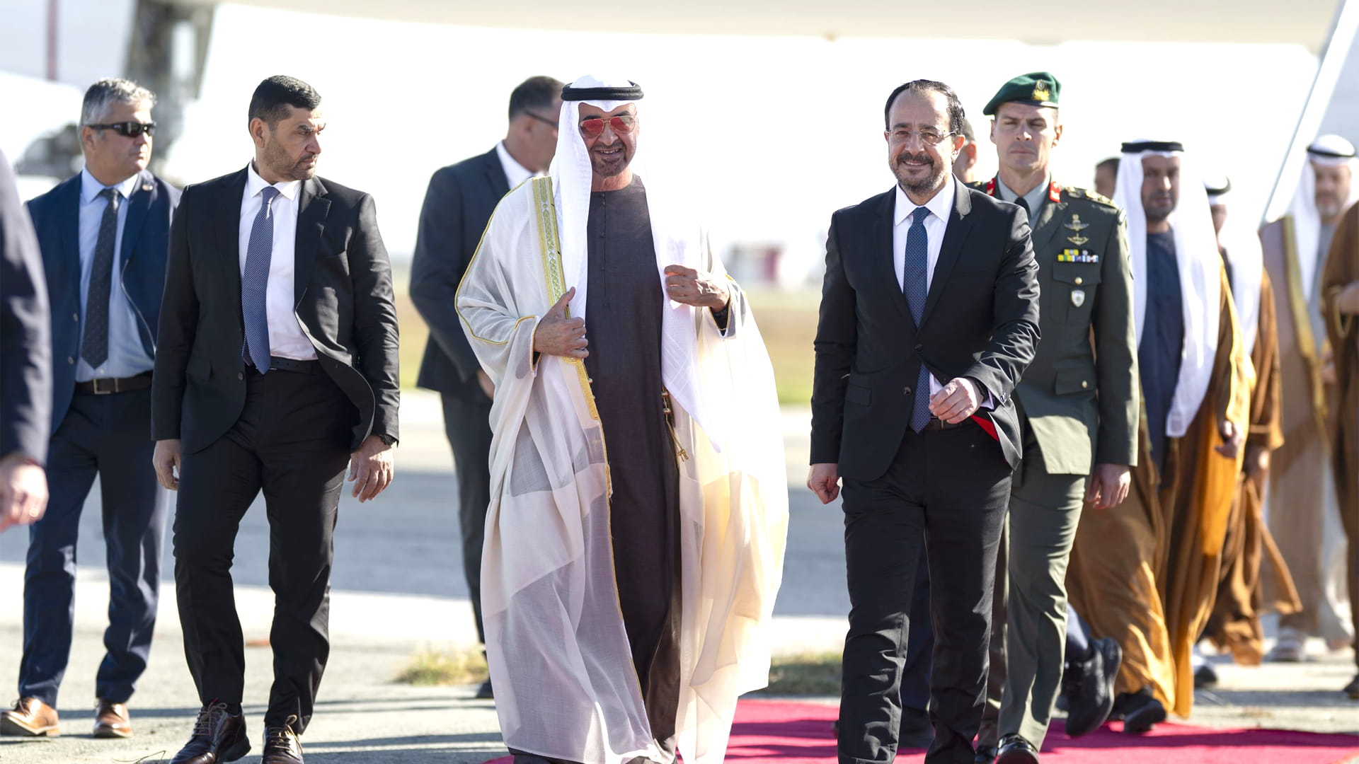 UAE President arrives in Cyprus on official visit 