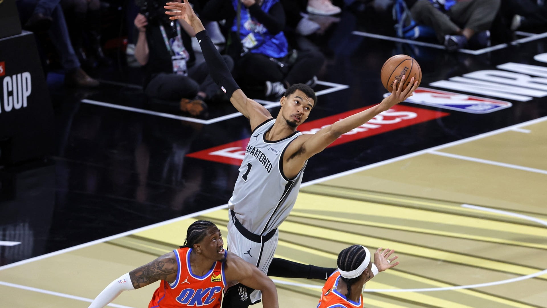 Wembanyama leads Spurs to NBA cup final