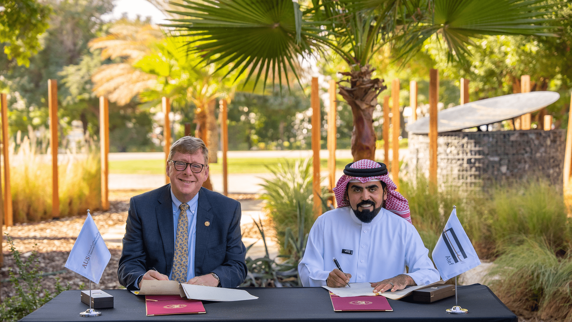 شراكة استراتيجية بين "ألِف" و"أميركية الشارقة" لتعزيز المواهب 