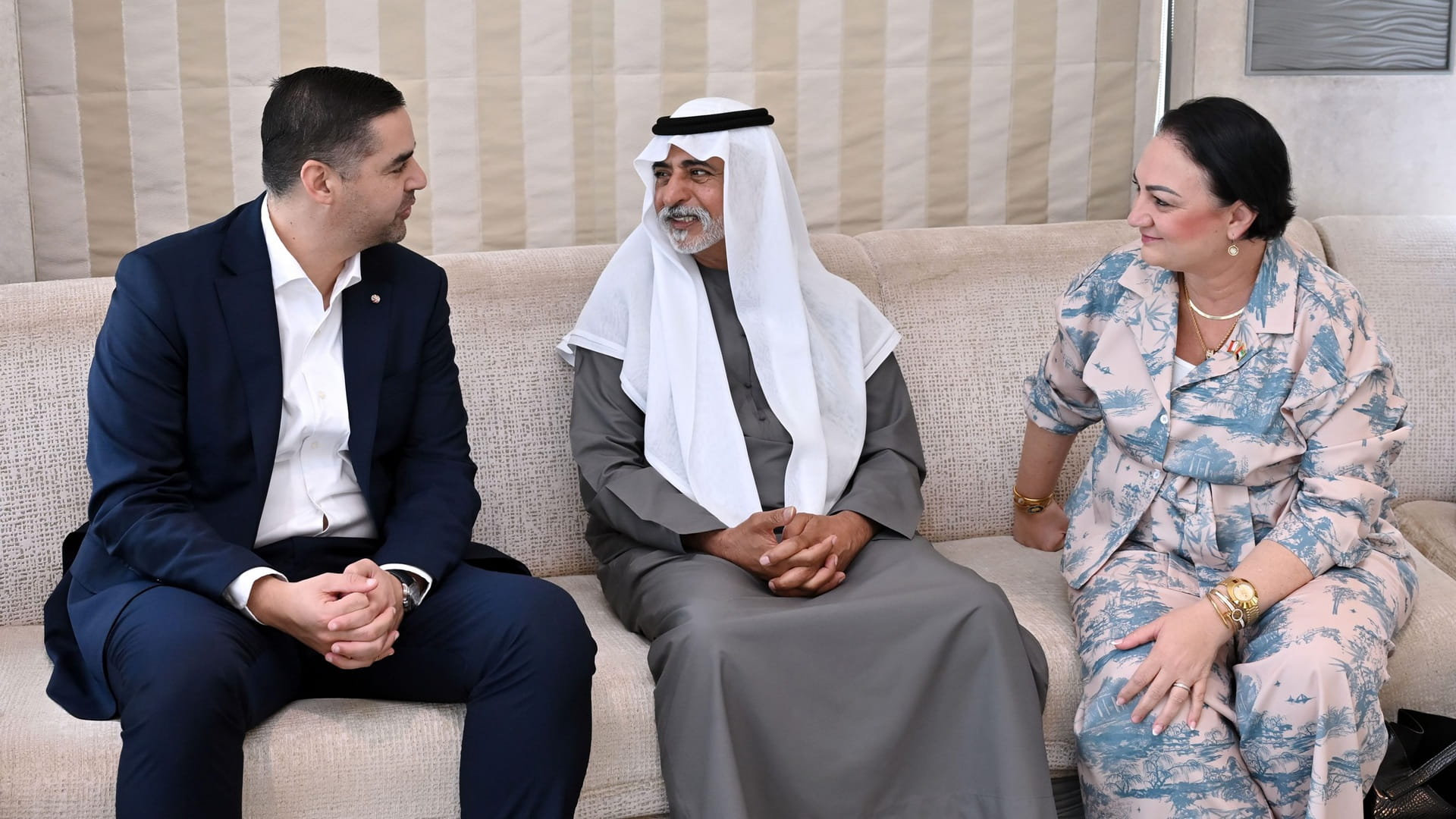 Nahyan bin Mubarak meets Deputy Prime Minister of Malta 